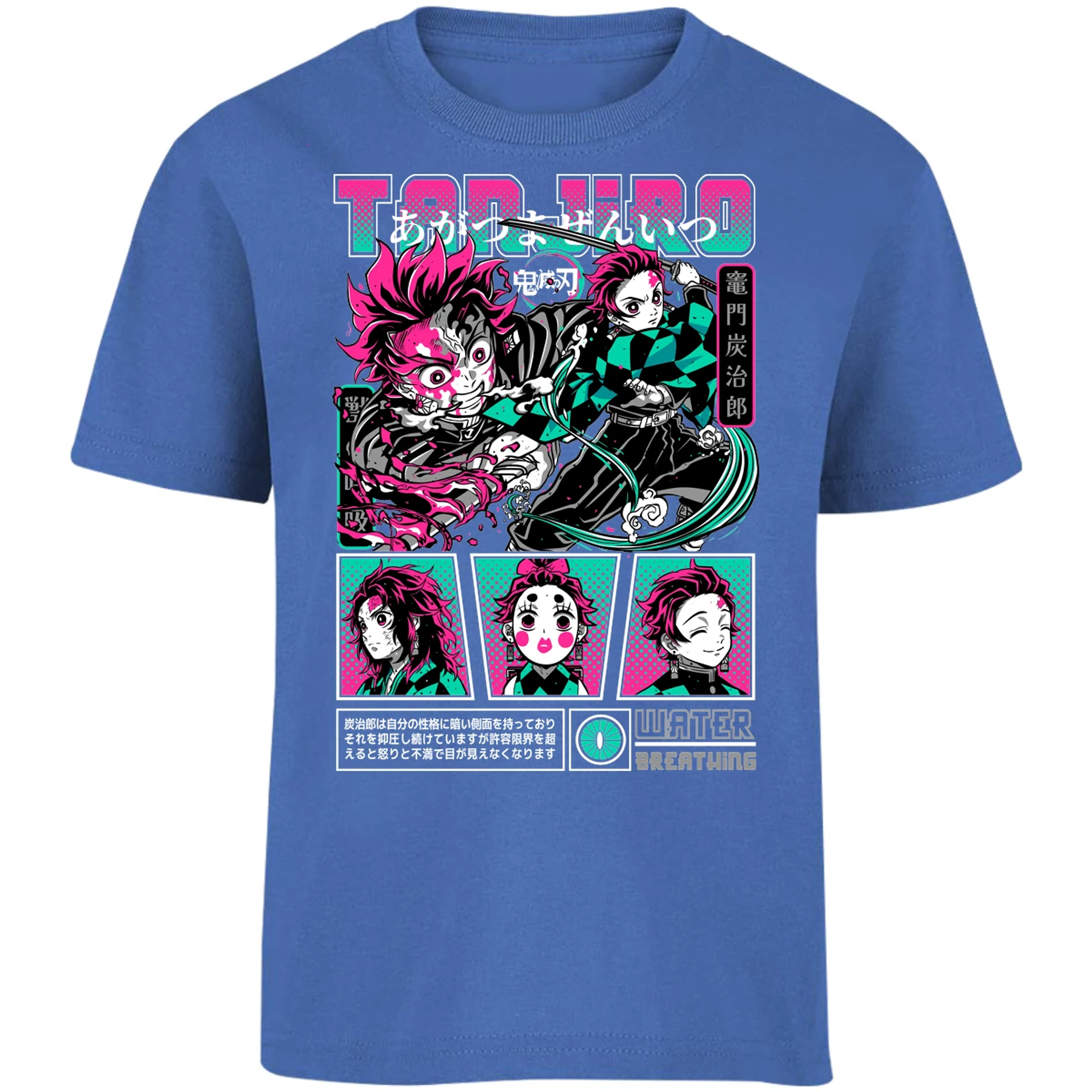 Playera Demon Slayer Tanjiro para Niño 7