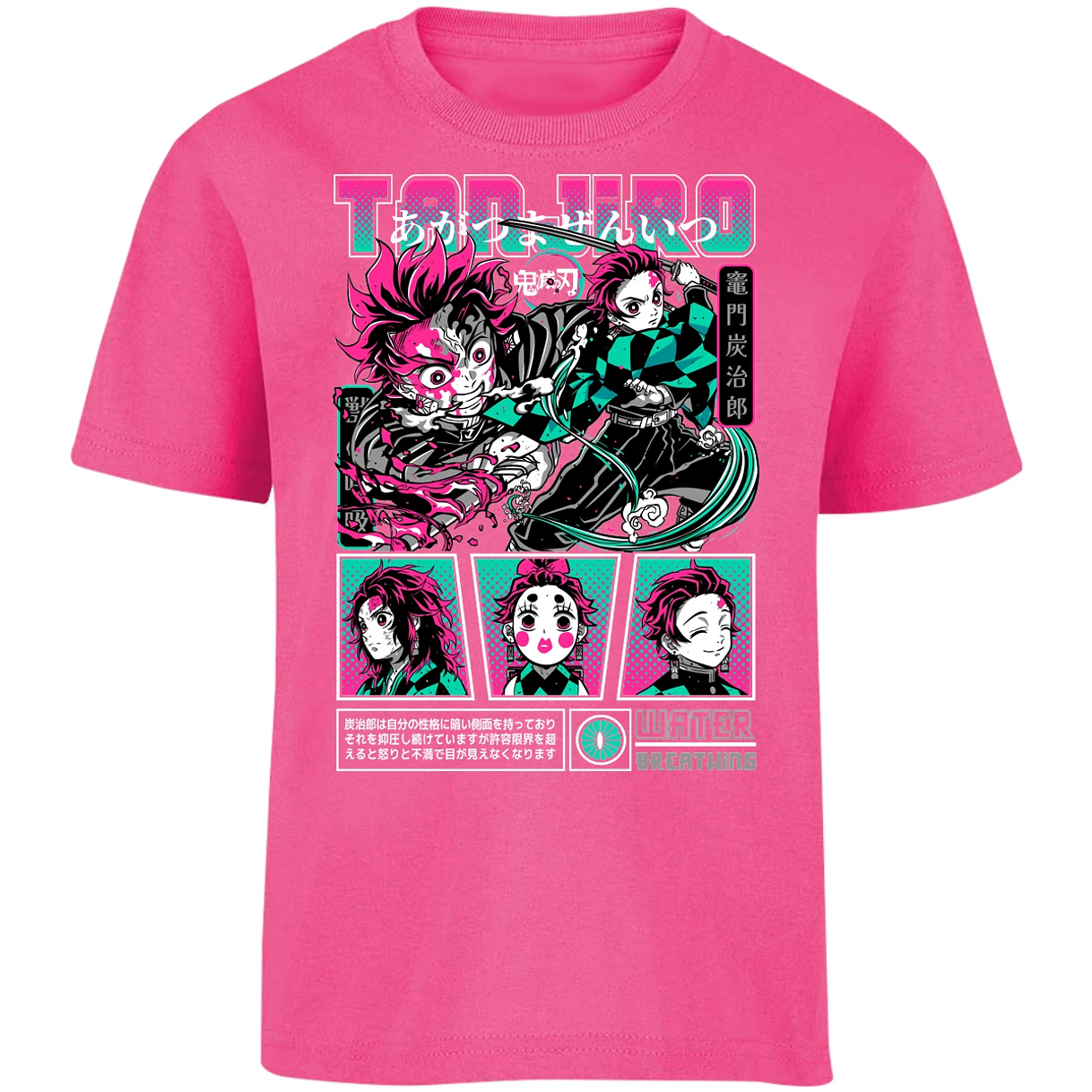 Playera Demon Slayer Tanjiro para Niño 11