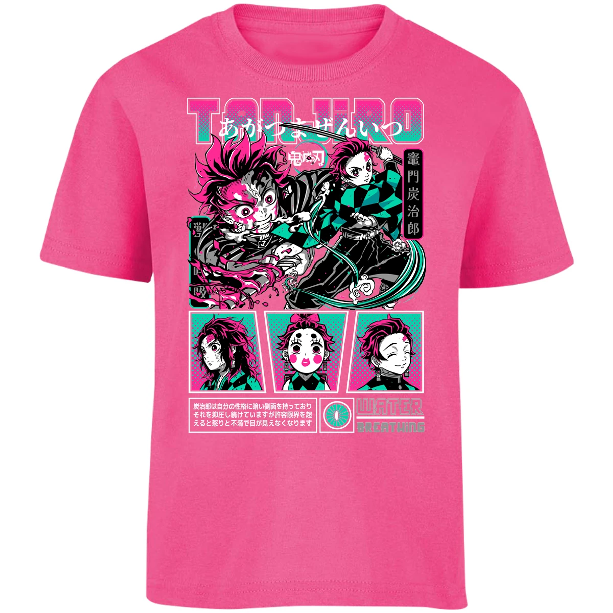 Playera Demon Slayer Tanjiro para Niño 11