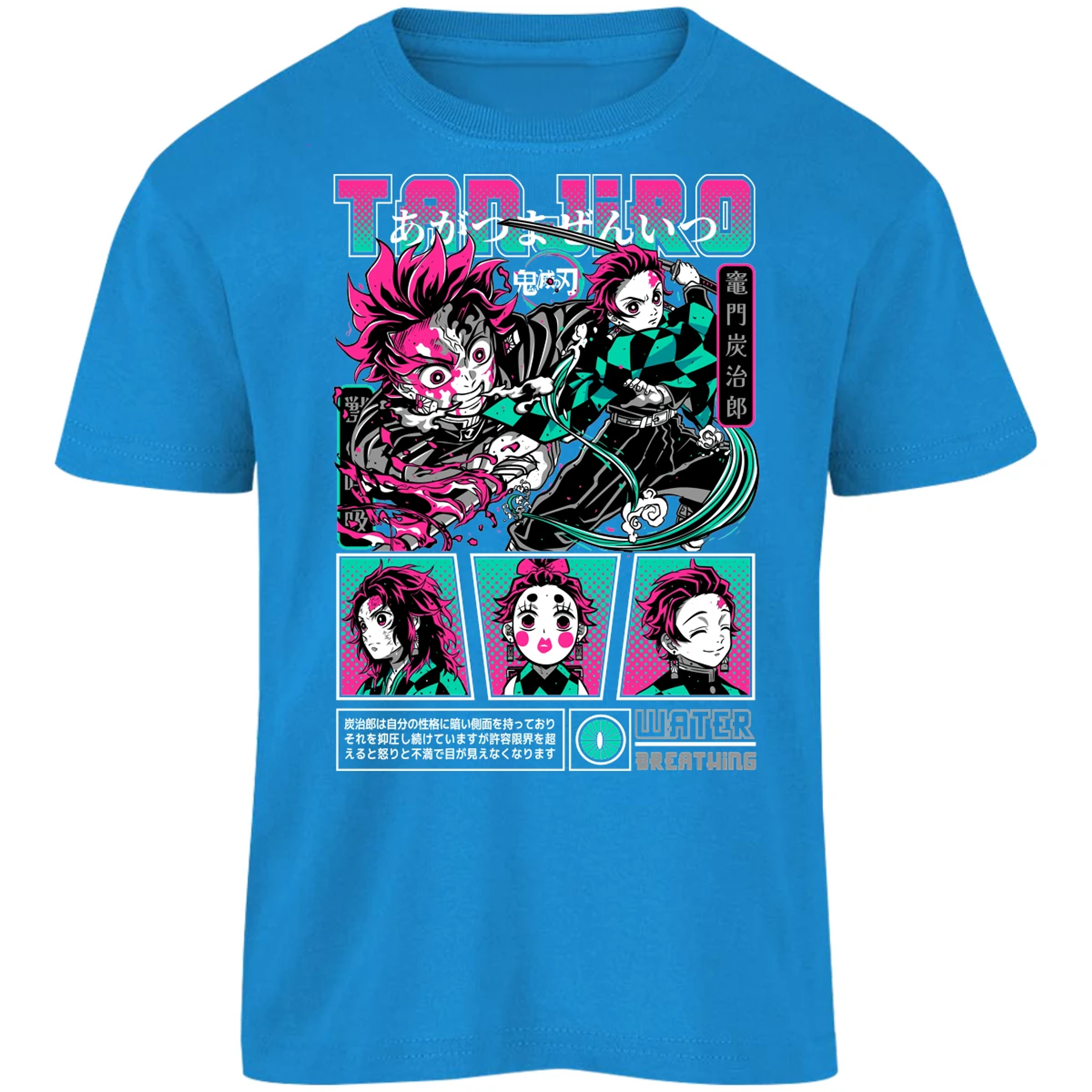 Playera Demon Slayer Tanjiro para Niño 16