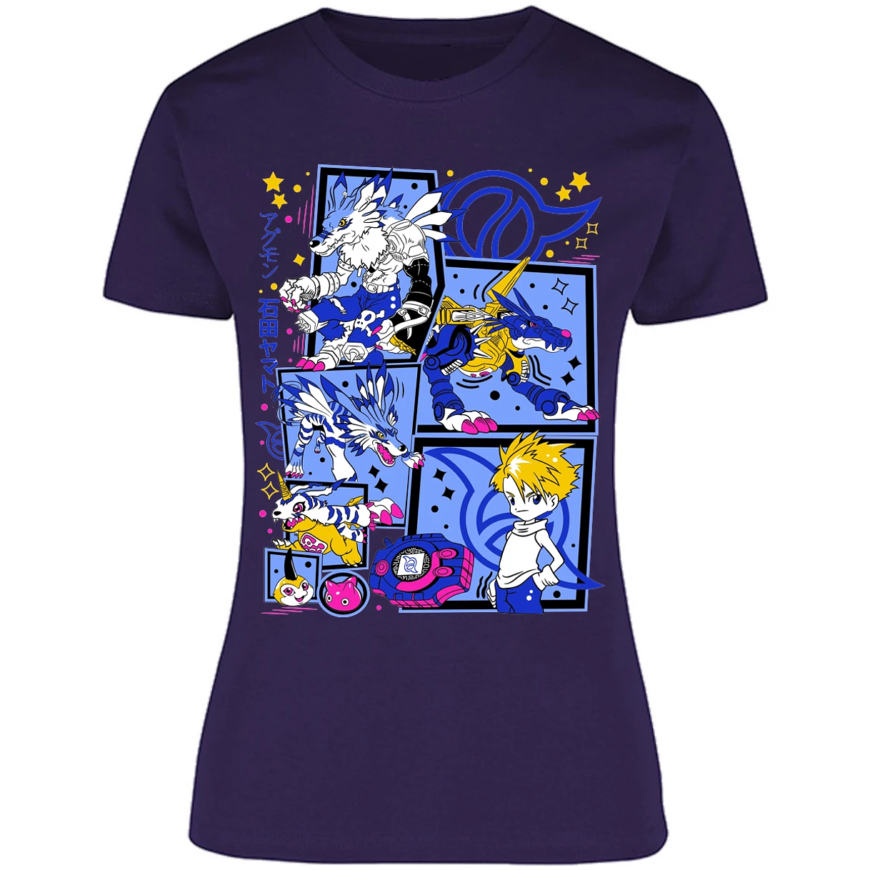Blusa Digimon Diseo Digimon Blusa para Mujer 8