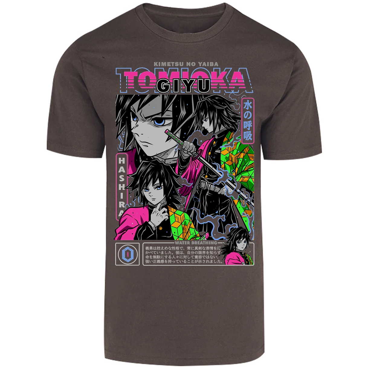 Playera Demon Slayer Tomioka para Adulto 16
