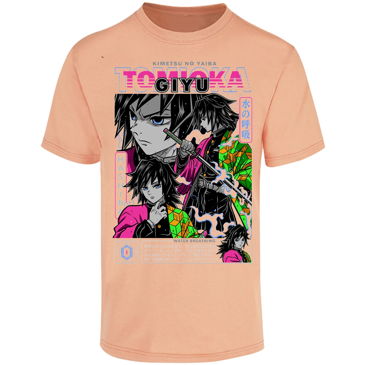 Playera Demon Slayer Tomioka para Adulto 4