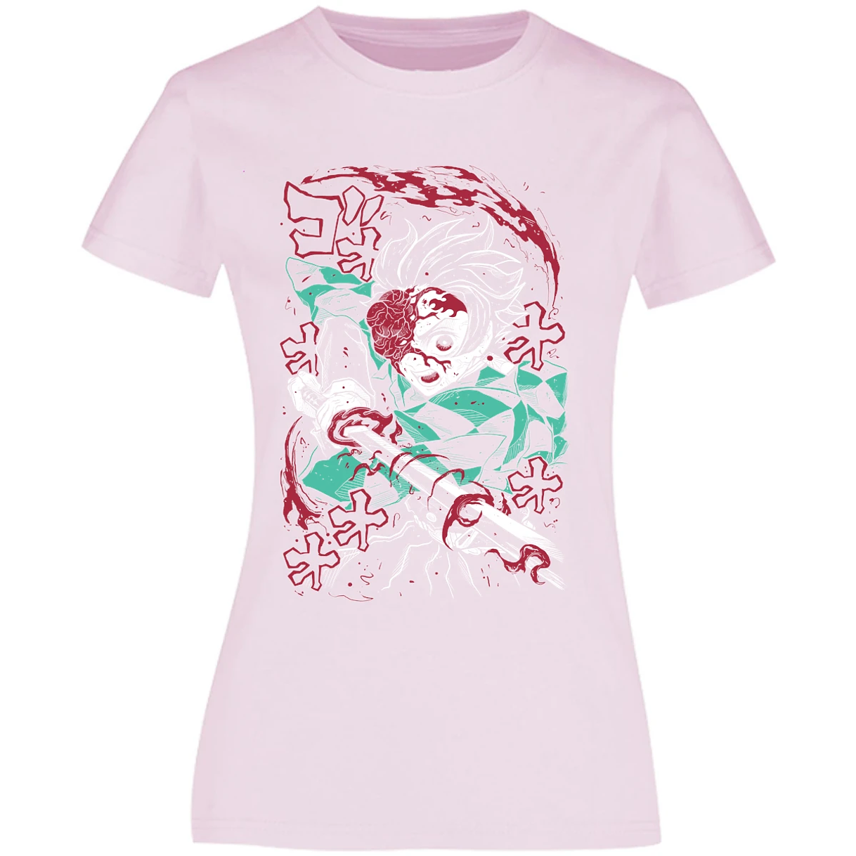 Blusa Demon Slayer Demon Tanjiro Blusa para Mujer 14