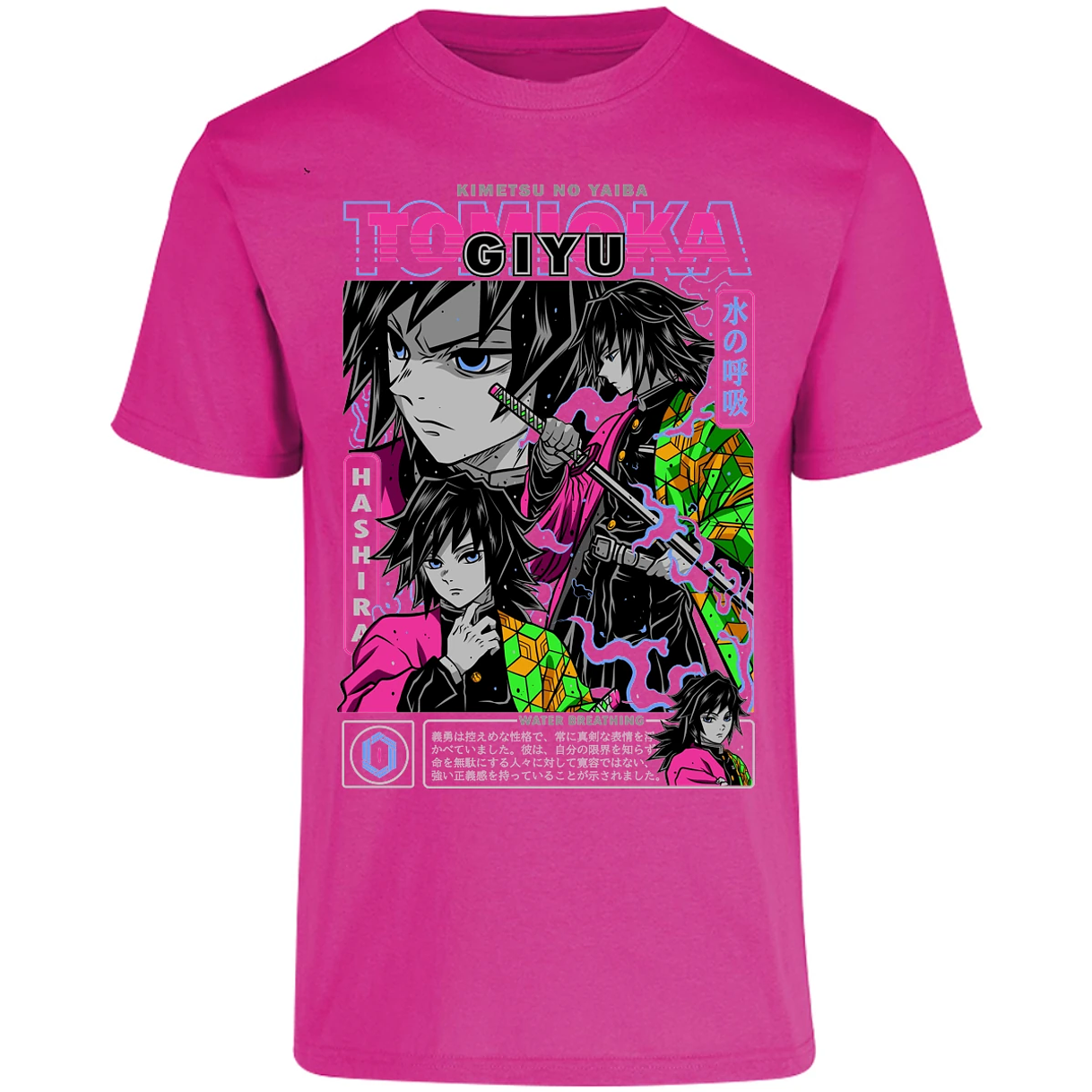 Playera Demon Slayer Tomioka para Adulto 22