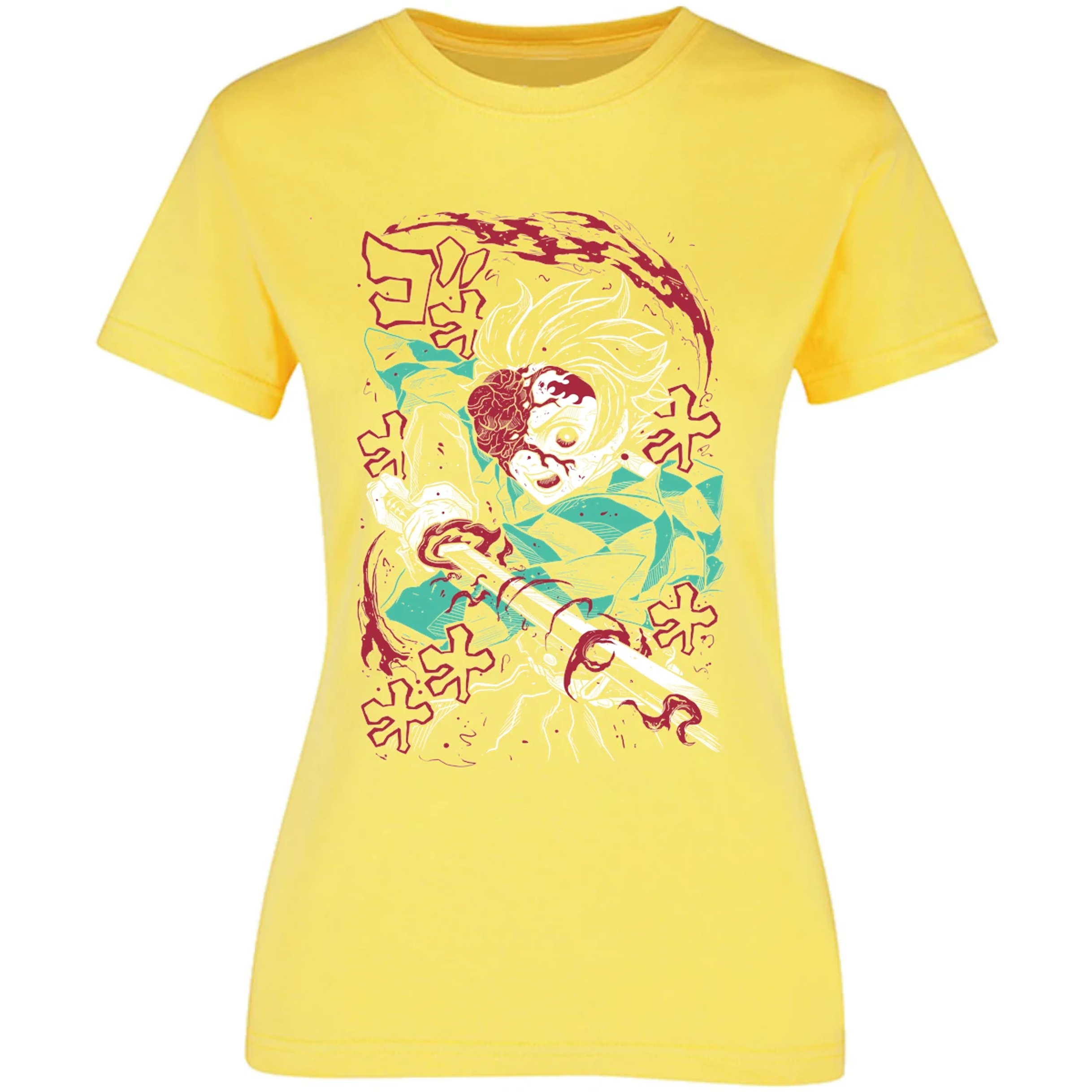 Blusa Demon Slayer Demon Tanjiro Blusa para Mujer 4