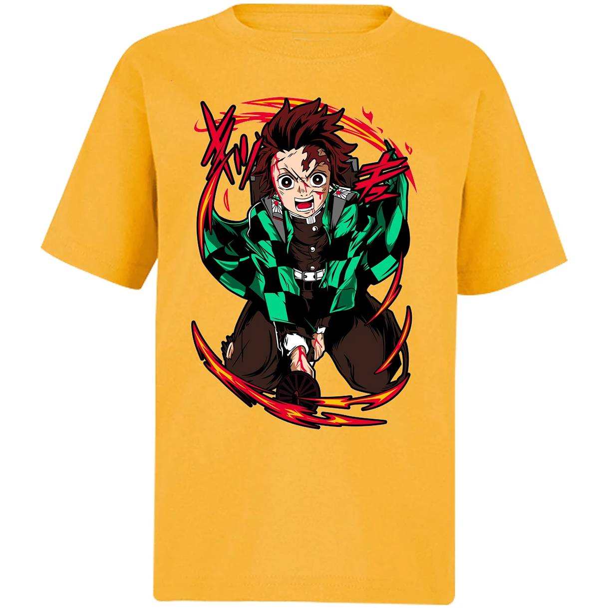 Playera Demon Slayer Tanjiro Anime para Niño 15