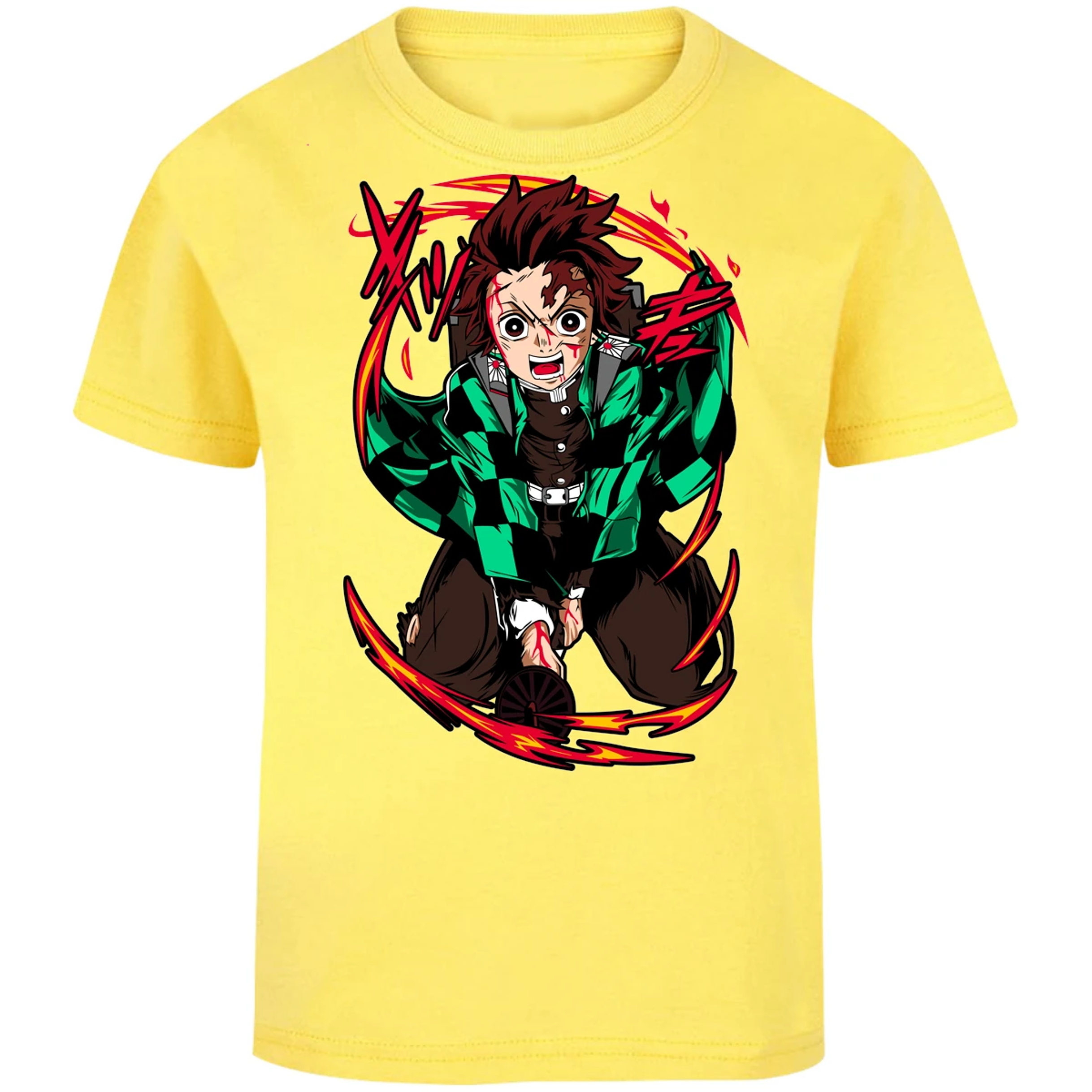 Playera Demon Slayer Tanjiro Anime para Niño 4