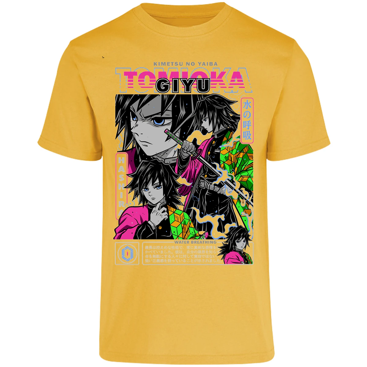 Playera Demon Slayer Tomioka para Adulto 12