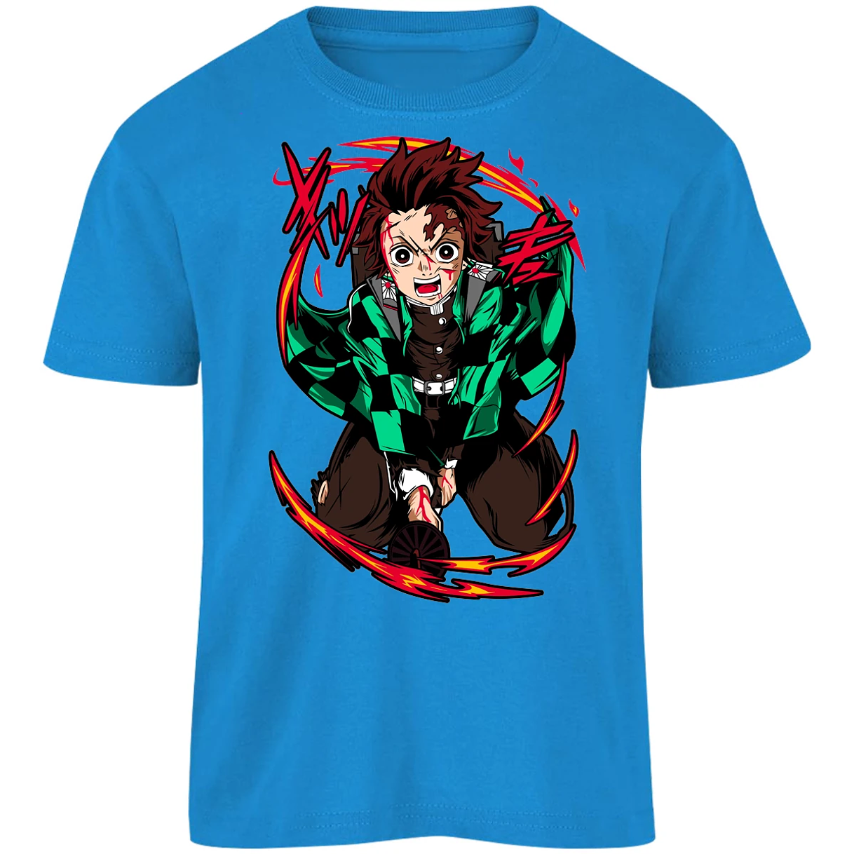Playera Demon Slayer Tanjiro Anime para Niño 6