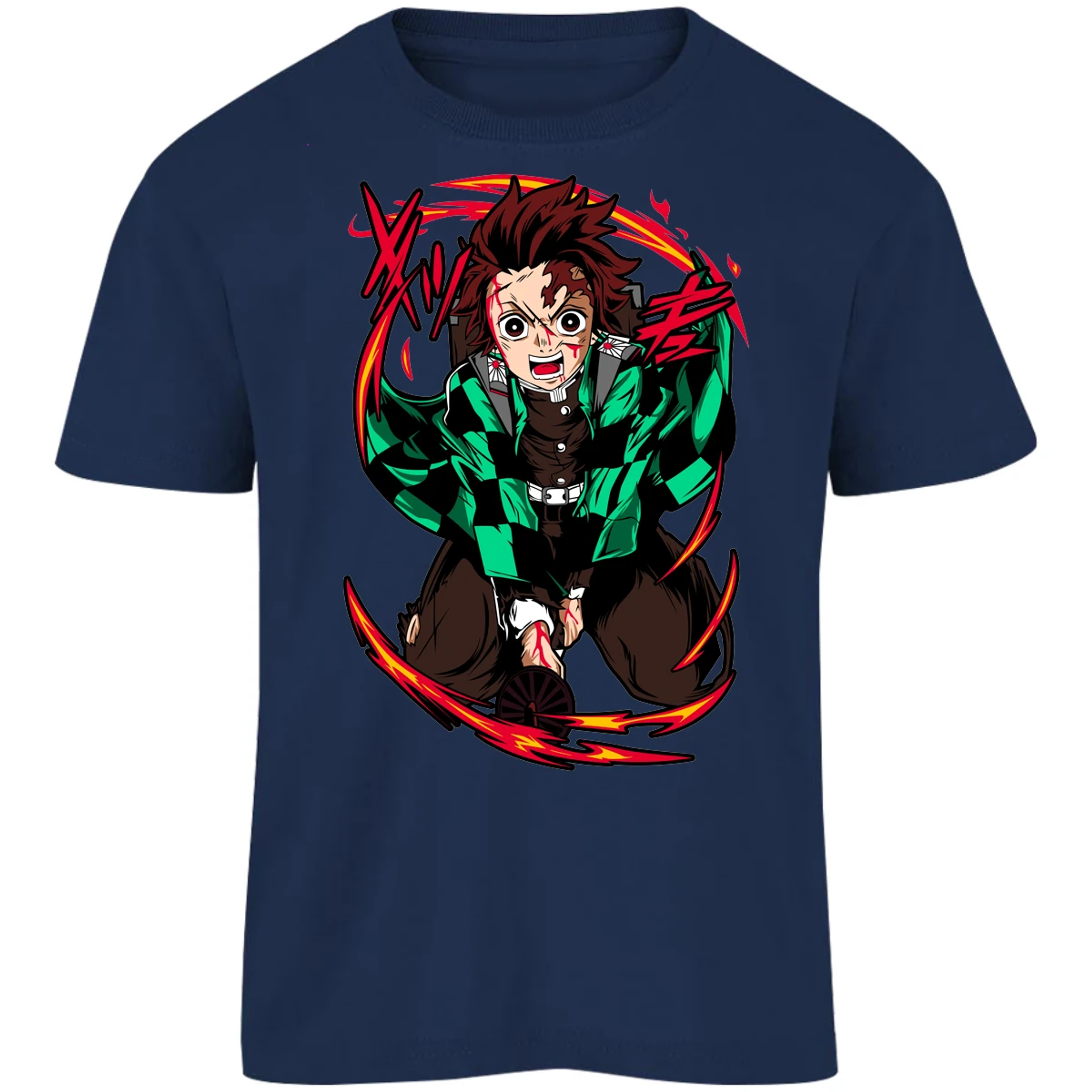 Playera Demon Slayer Tanjiro Anime para Niño 12