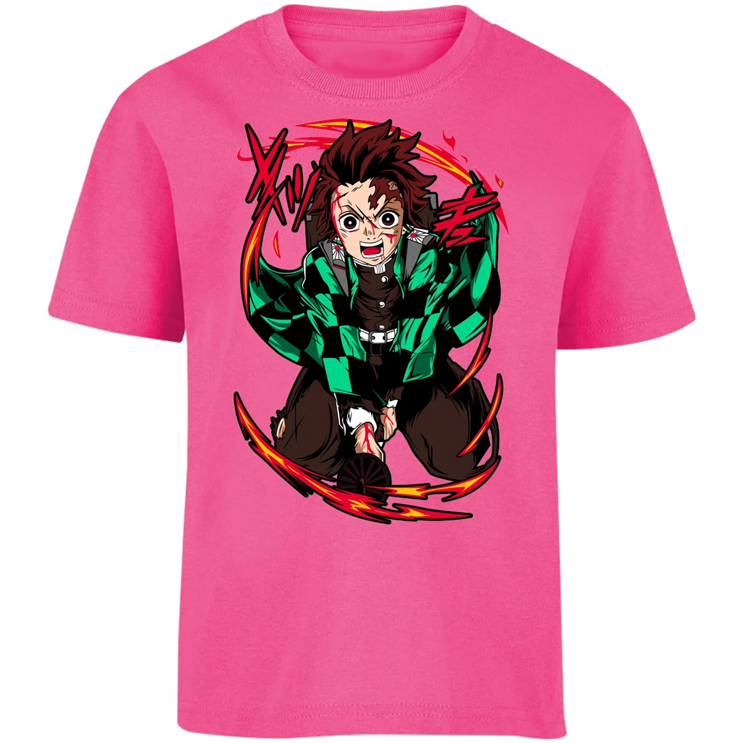 Playera Demon Slayer Tanjiro Anime para Niño 14