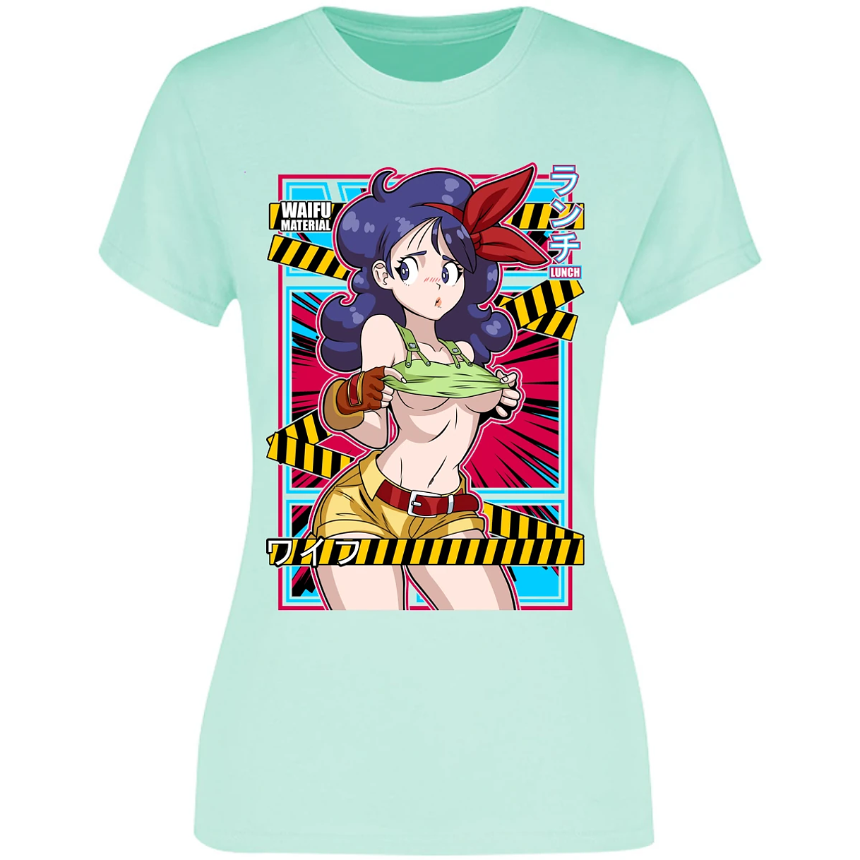 Blusa Dragon Ball Lunch Anime Blusa para Mujer 8