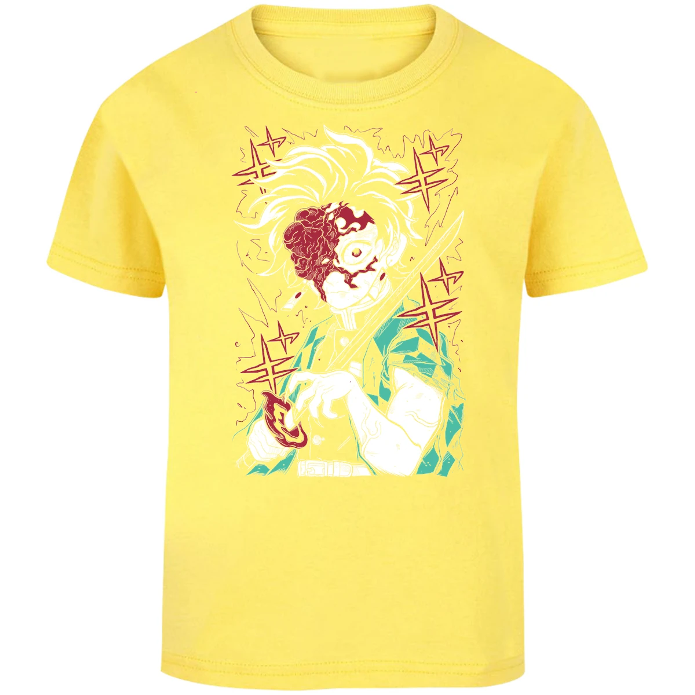 Playera Demon Slayer Tanjiro Demon para Niño 6
