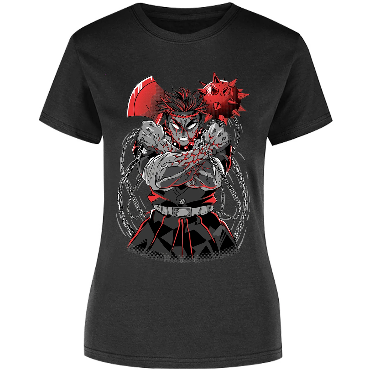 Blusa Demon Slayer Gyomei Himejima Blusa para Mujer 12