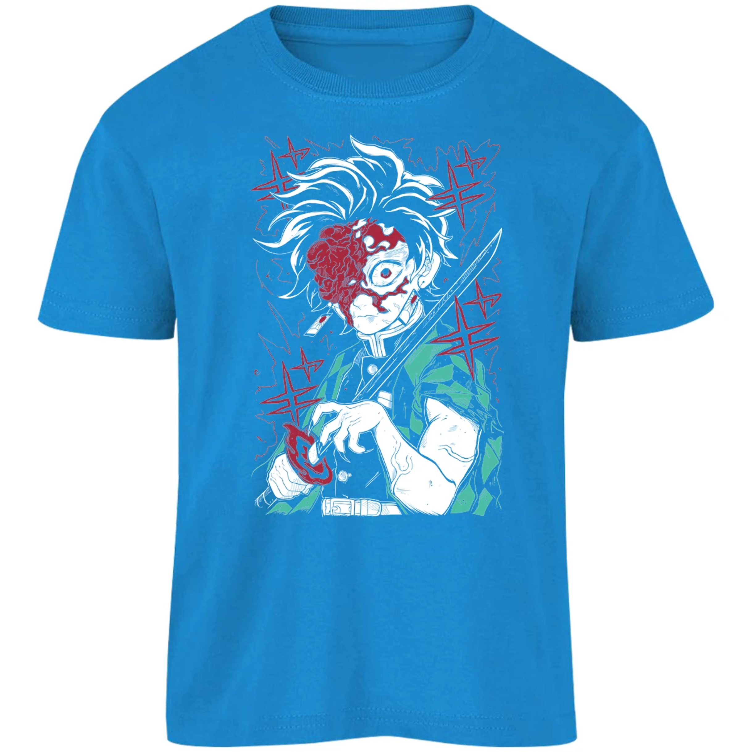 Playera Demon Slayer Tanjiro Demon para Niño 16