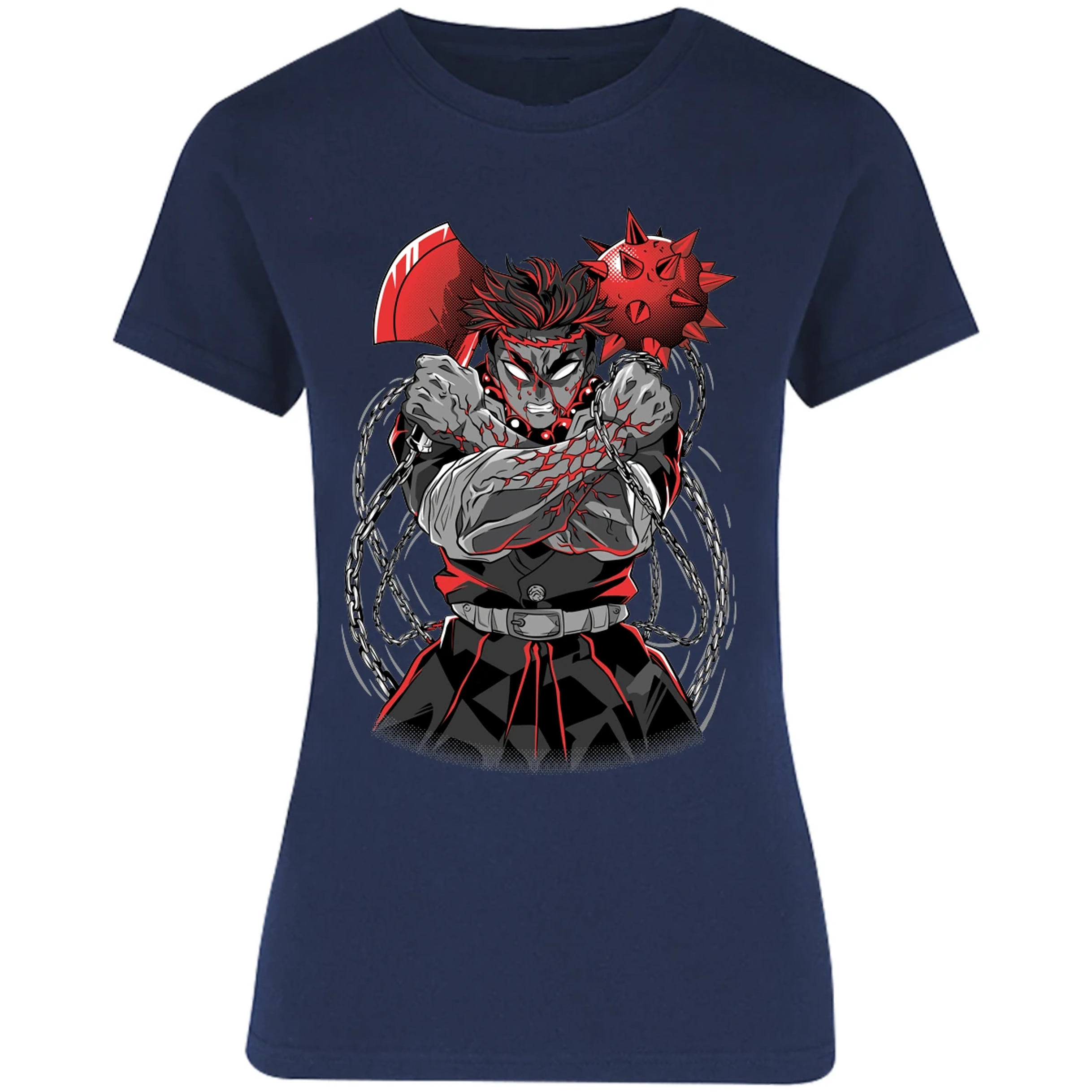 Blusa Demon Slayer Gyomei Himejima Blusa para Mujer 6