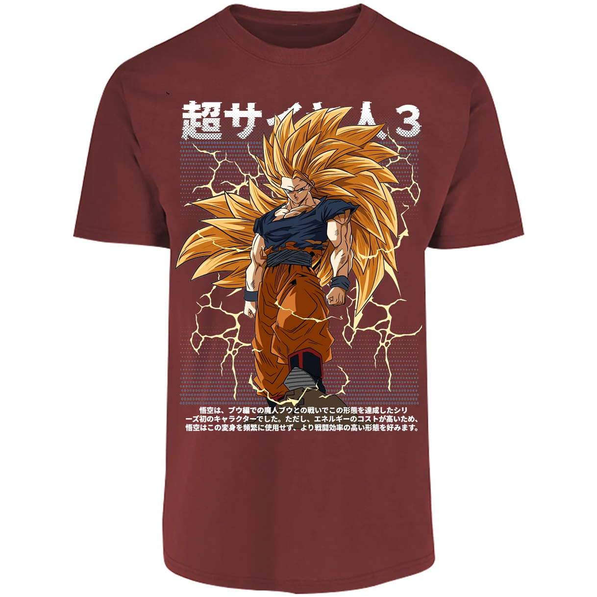 Playera Dragon Ball Goku Ssj3 Anime para Adulto 23