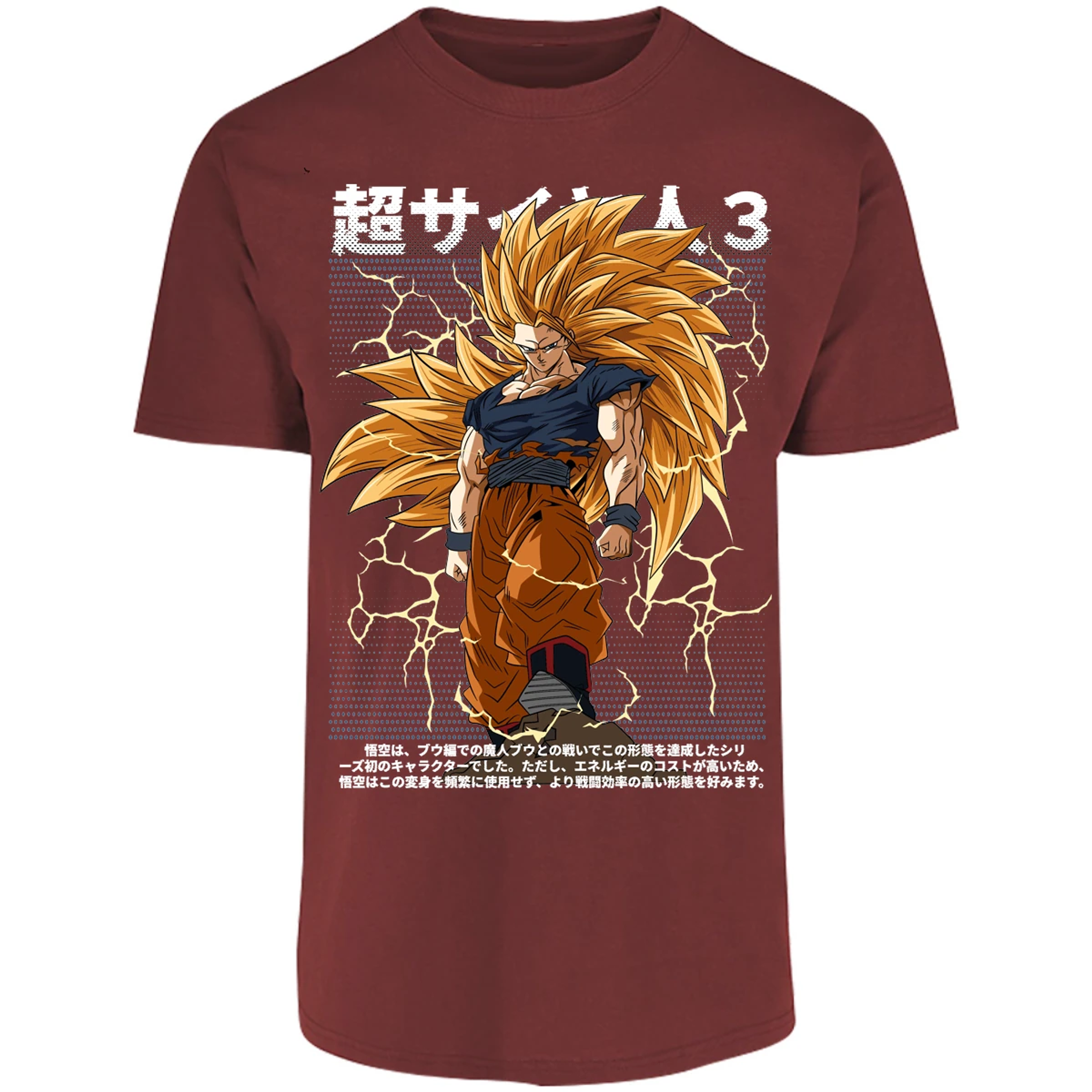Playera Dragon Ball Goku Ssj3 Anime para Adulto 23
