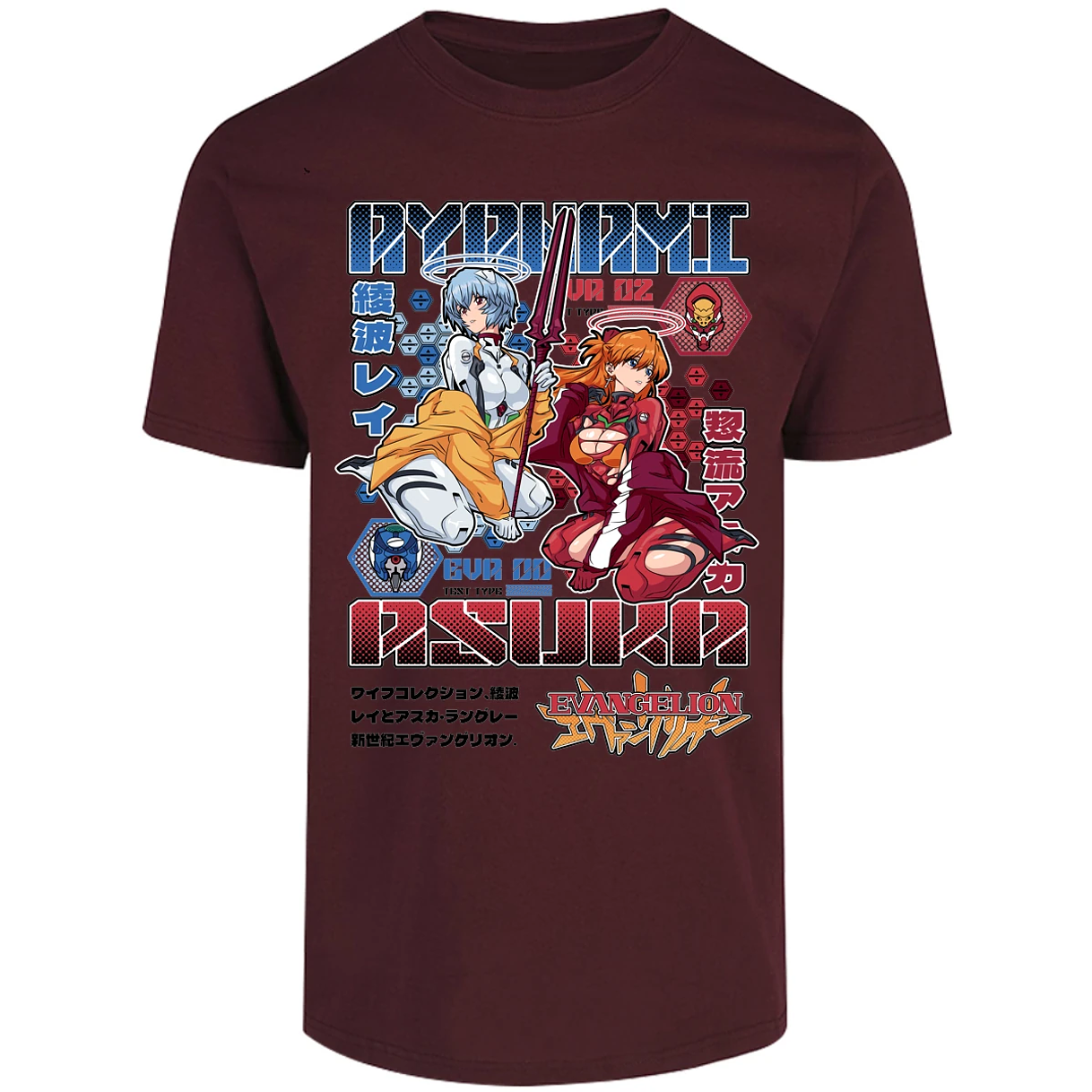 Playera Evangelion Evangelion Anime para Adulto 45