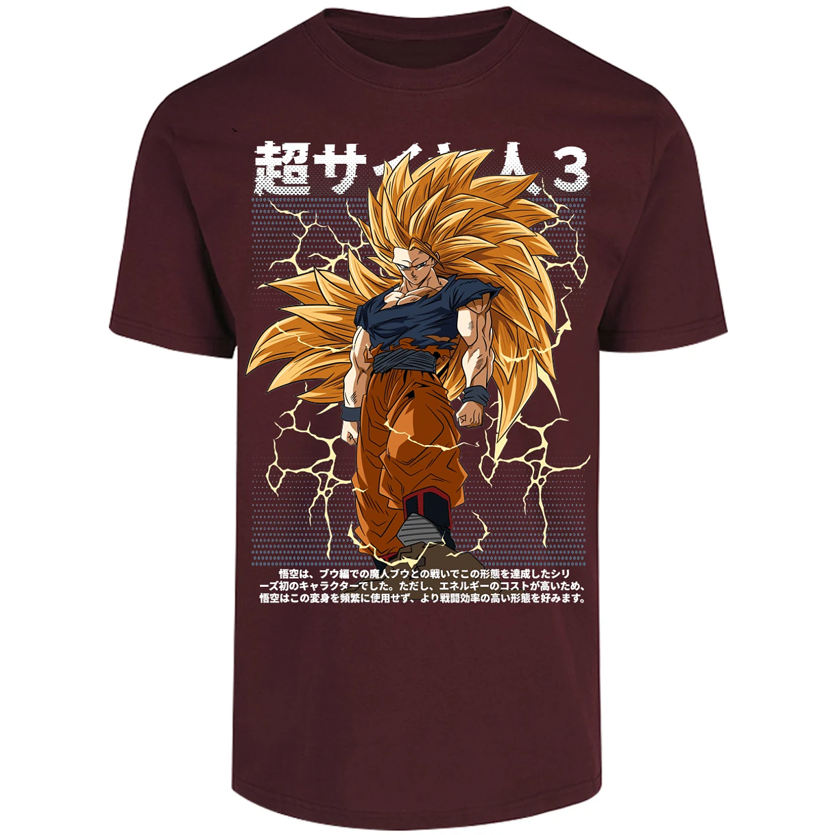 Playera Dragon Ball Goku Ssj3 Anime para Adulto 20