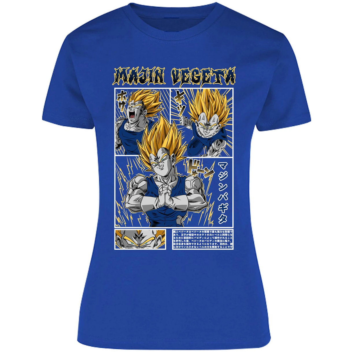 Blusa Dragon Ball Majin Vegeta Blusa para Mujer 4