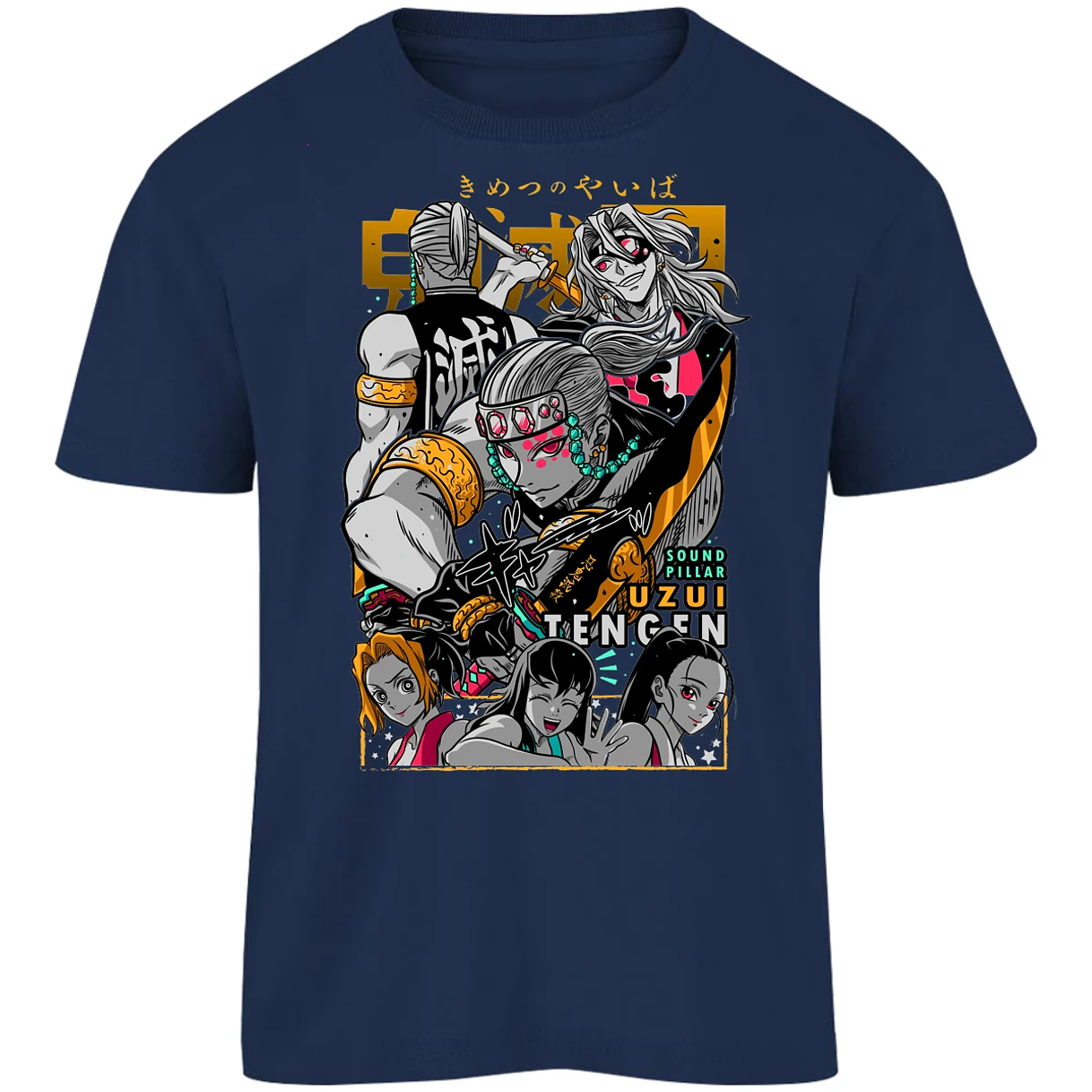 Playera Demon Slayer Tengen Uzui para Niño 14