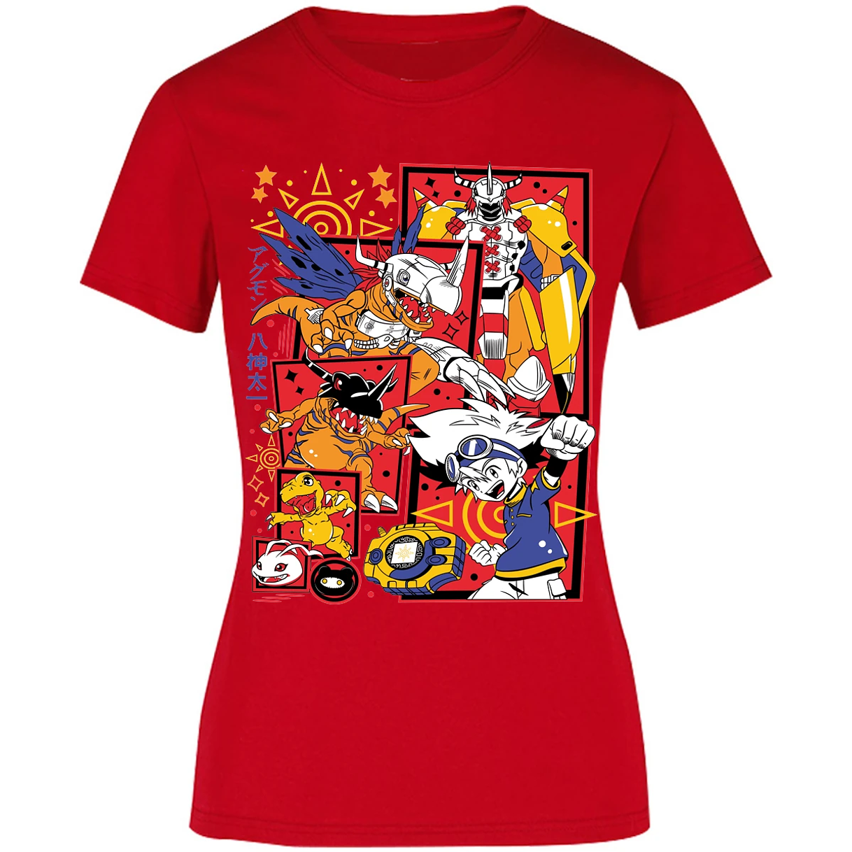 Blusa Digimon Tai Anime Blusa para Mujer 14