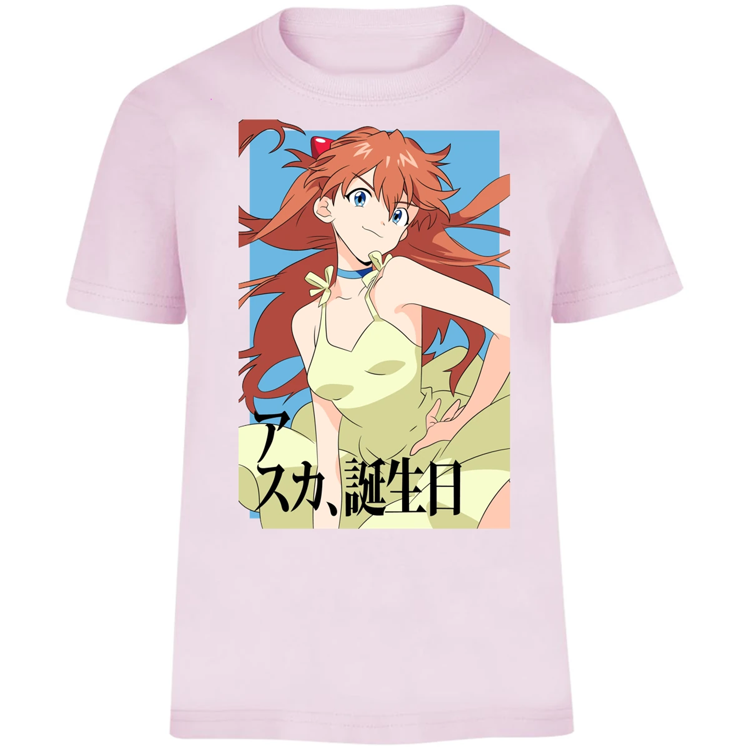Playera Evangelion Asuka Anime para Niño 3