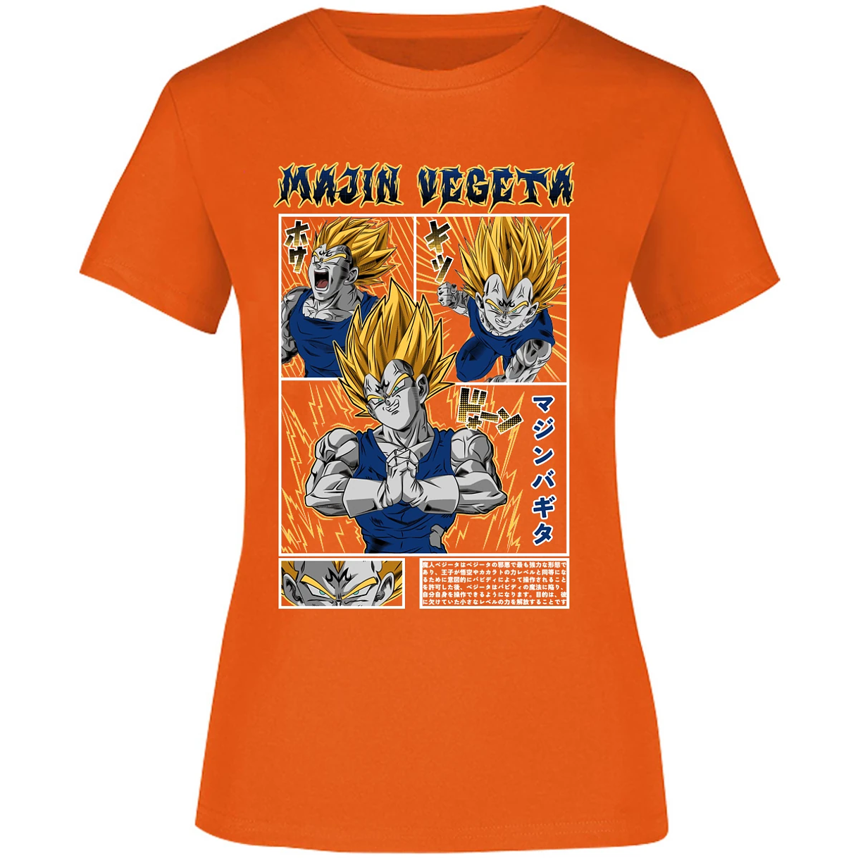 Blusa Dragon Ball Majin Vegeta Blusa para Mujer 3