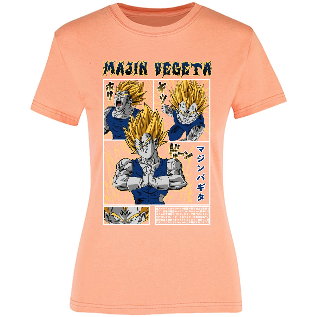 Blusa Dragon Ball Majin Vegeta Blusa para Mujer 5