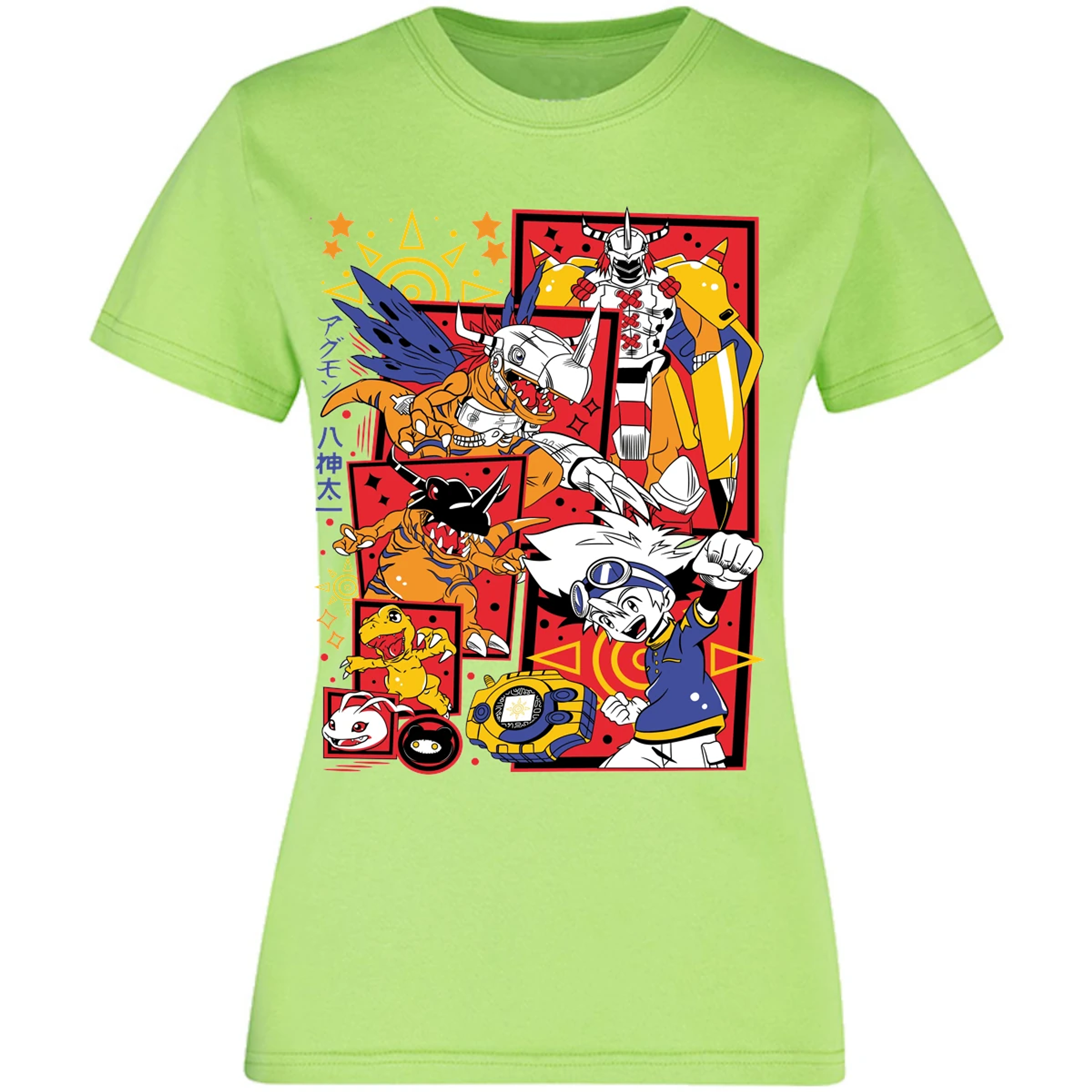 Blusa Digimon Tai Anime Blusa para Mujer 12