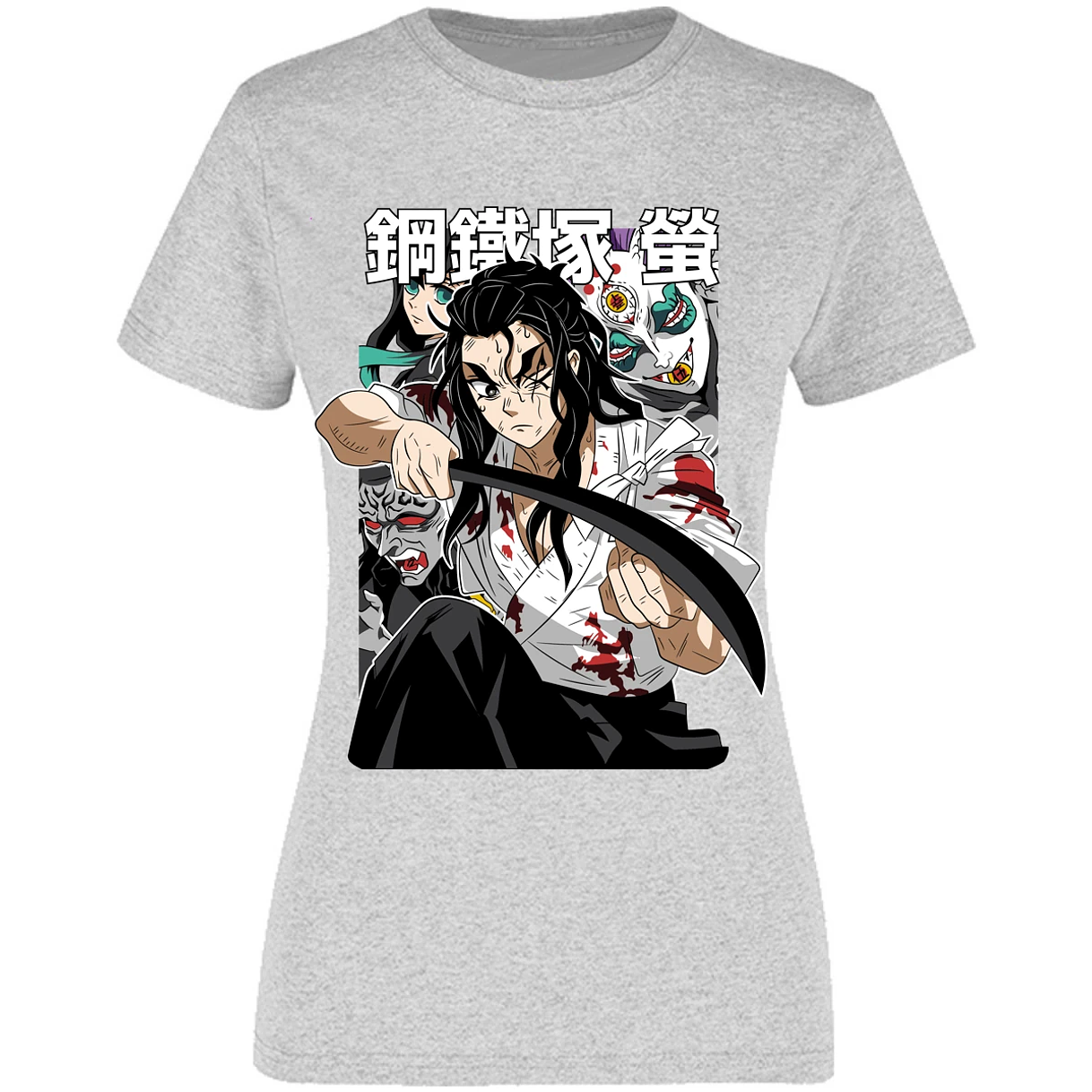 Blusa Demon Slayer Haganezuka Anime Blusa para Mujer 12