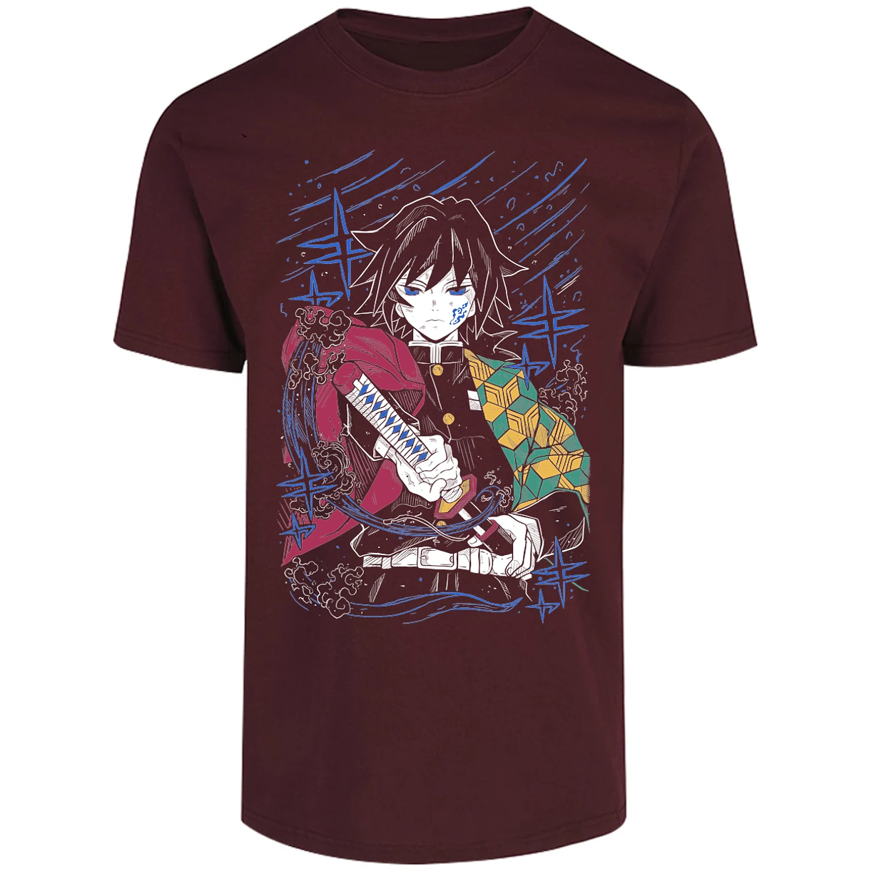 Playera Demon Slayer Tomioka S para Adulto 5
