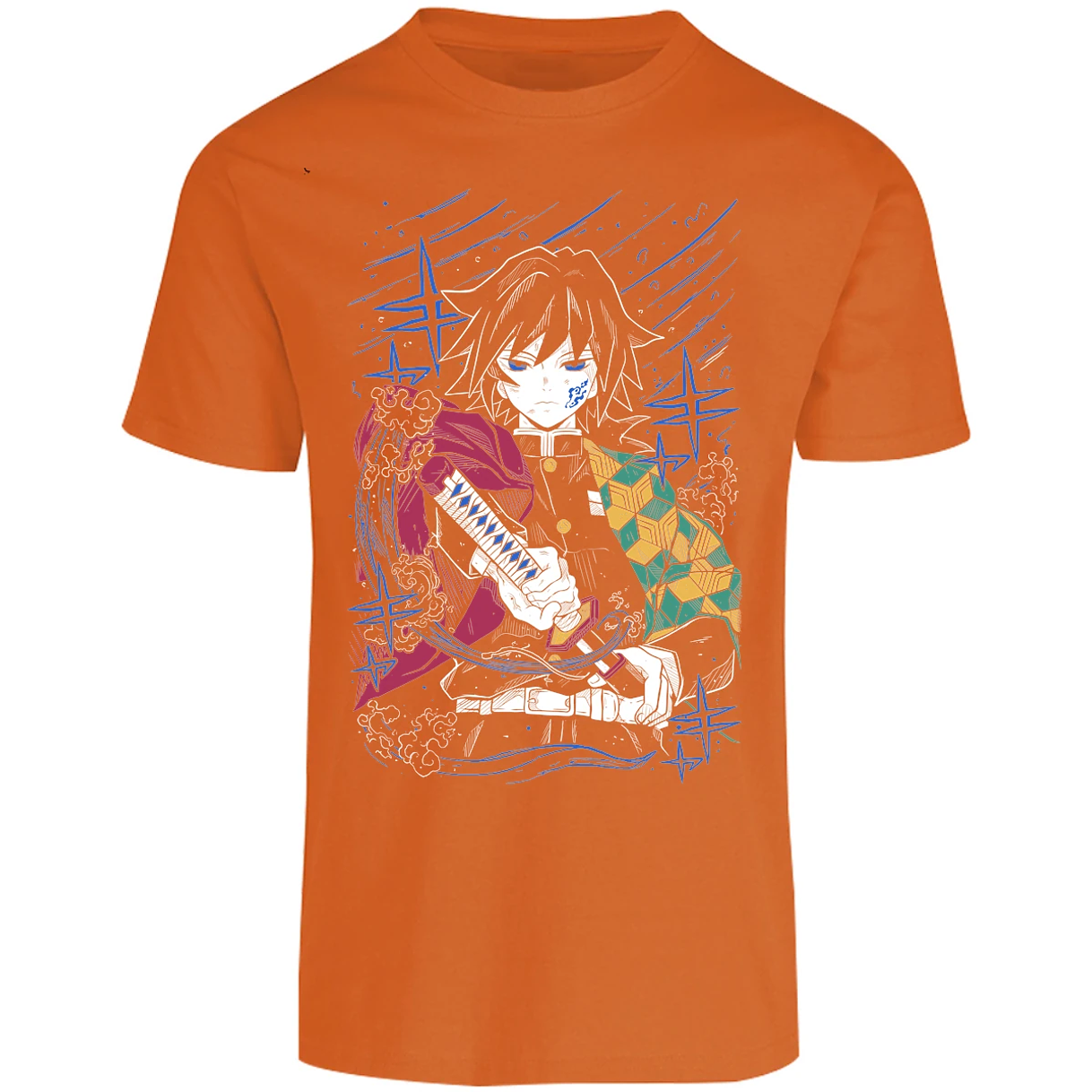 Playera Demon Slayer Tomioka S para Adulto 10