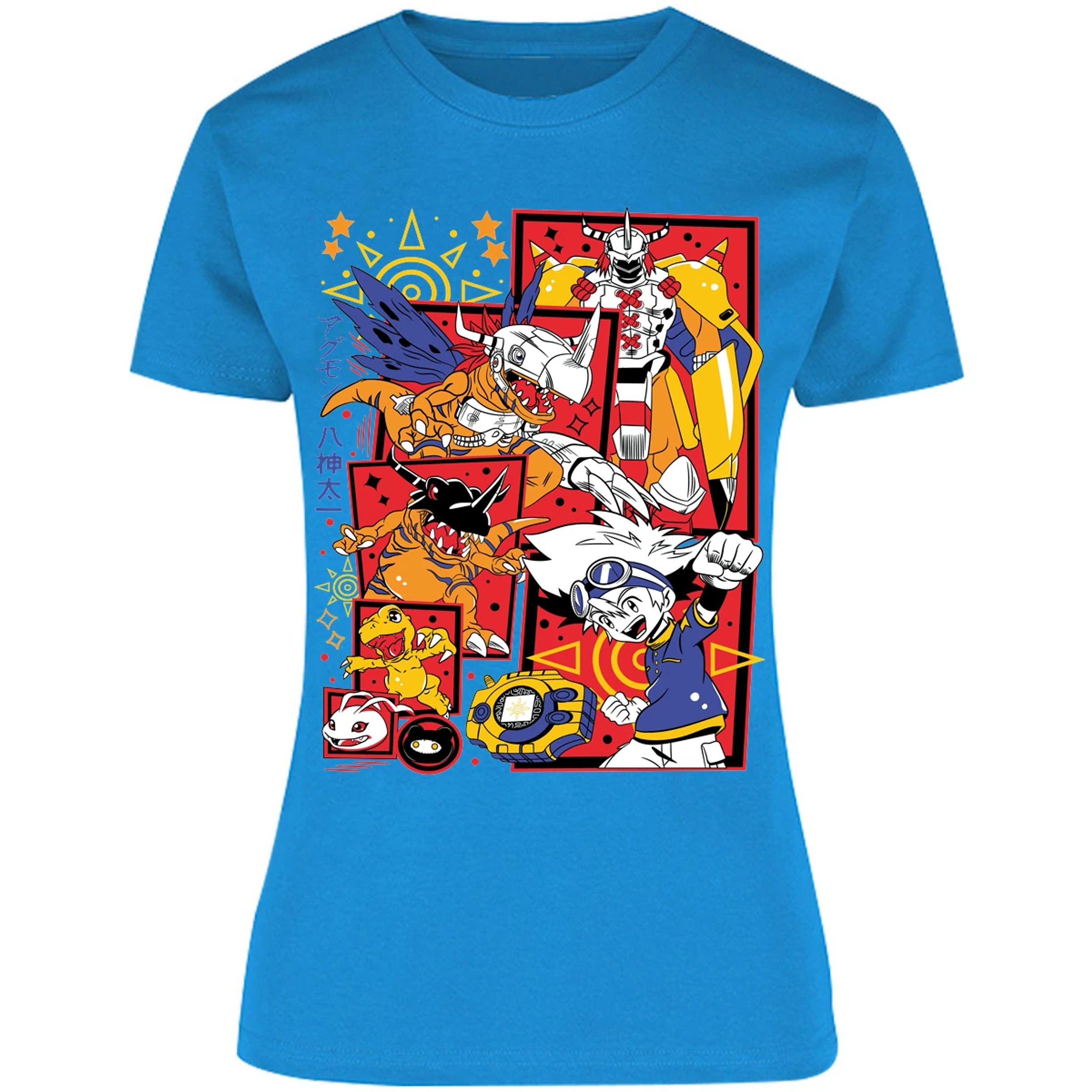 Blusa Digimon Tai Anime Blusa para Mujer 11