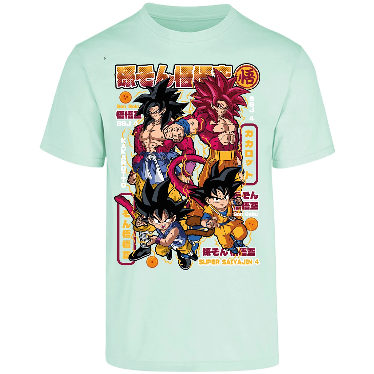 Playera Dragon Ball Goku Ssj4 para Adulto 30