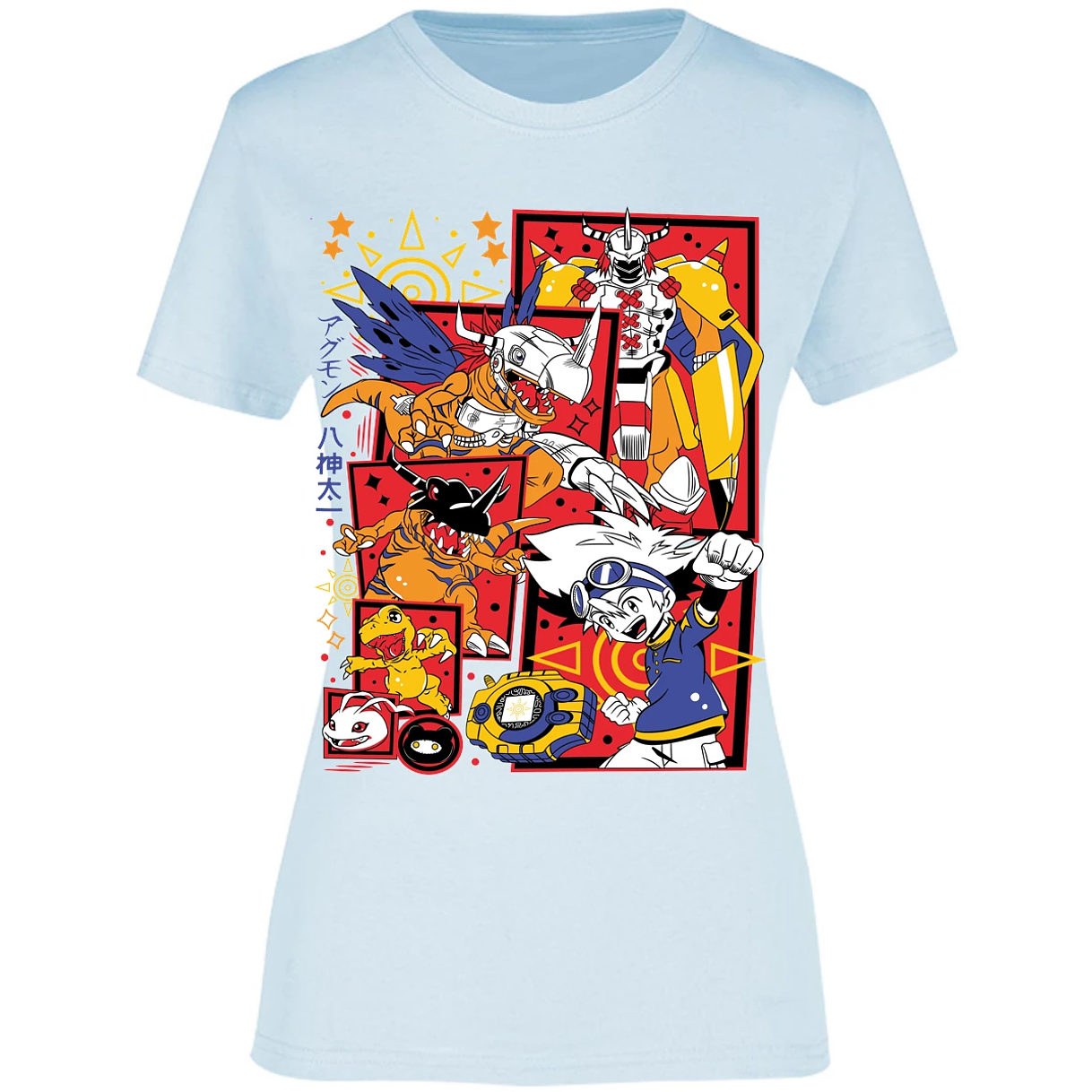 Blusa Digimon Tai Anime Blusa para Mujer 1