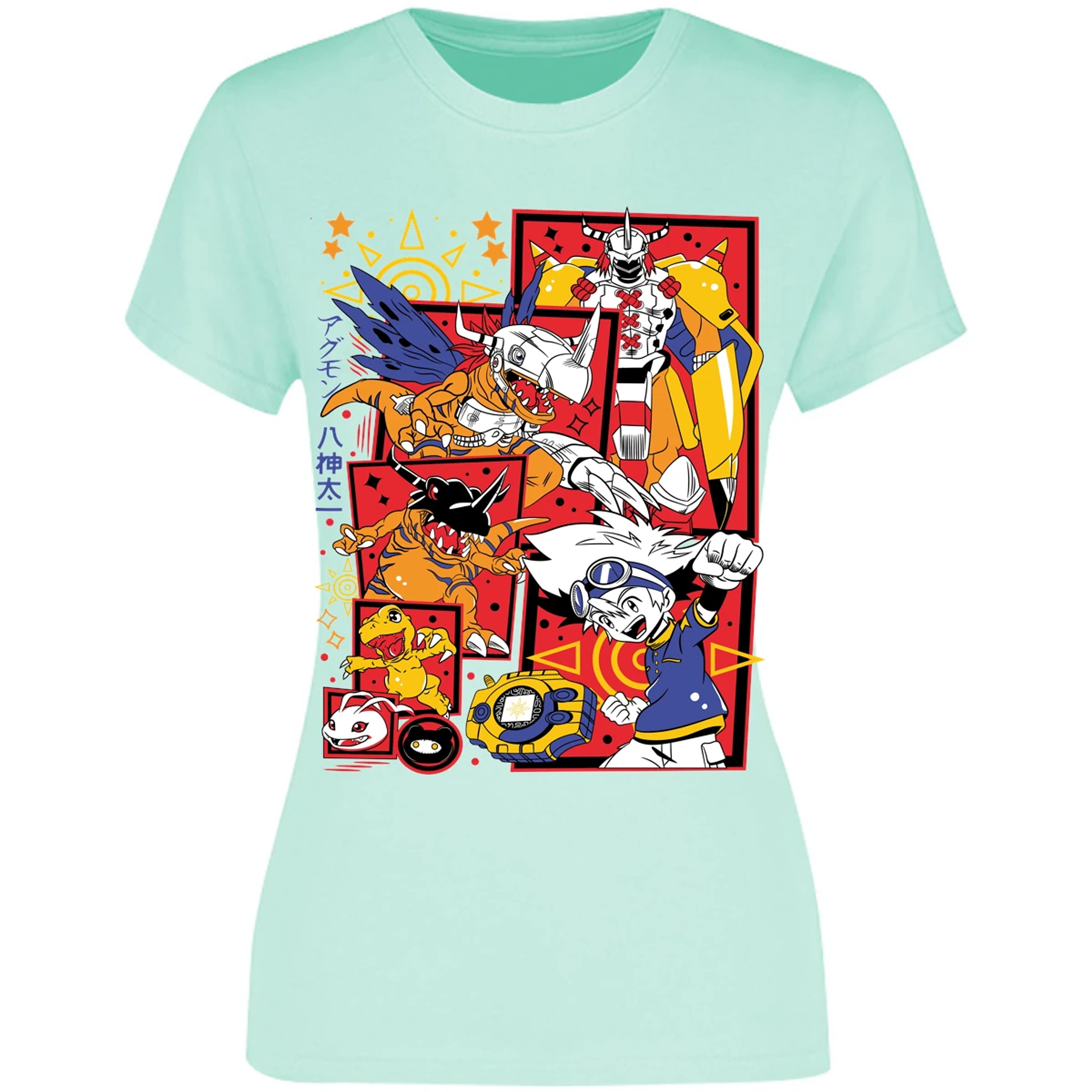 Blusa Digimon Tai Anime Blusa para Mujer 4