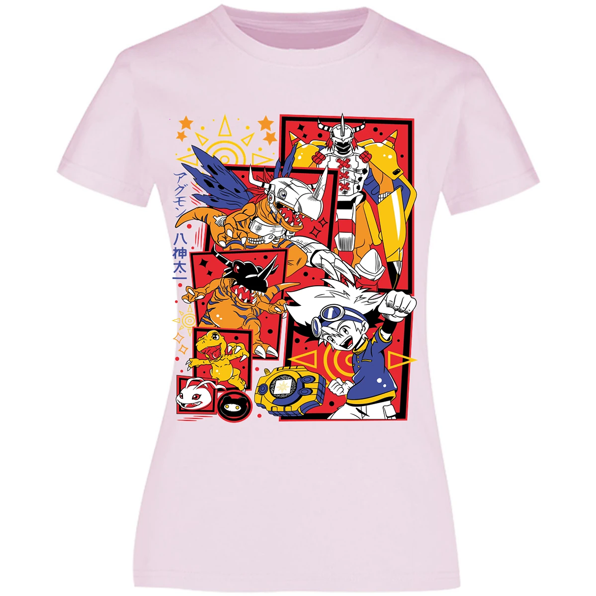 Blusa Digimon Tai Anime Blusa para Mujer 15