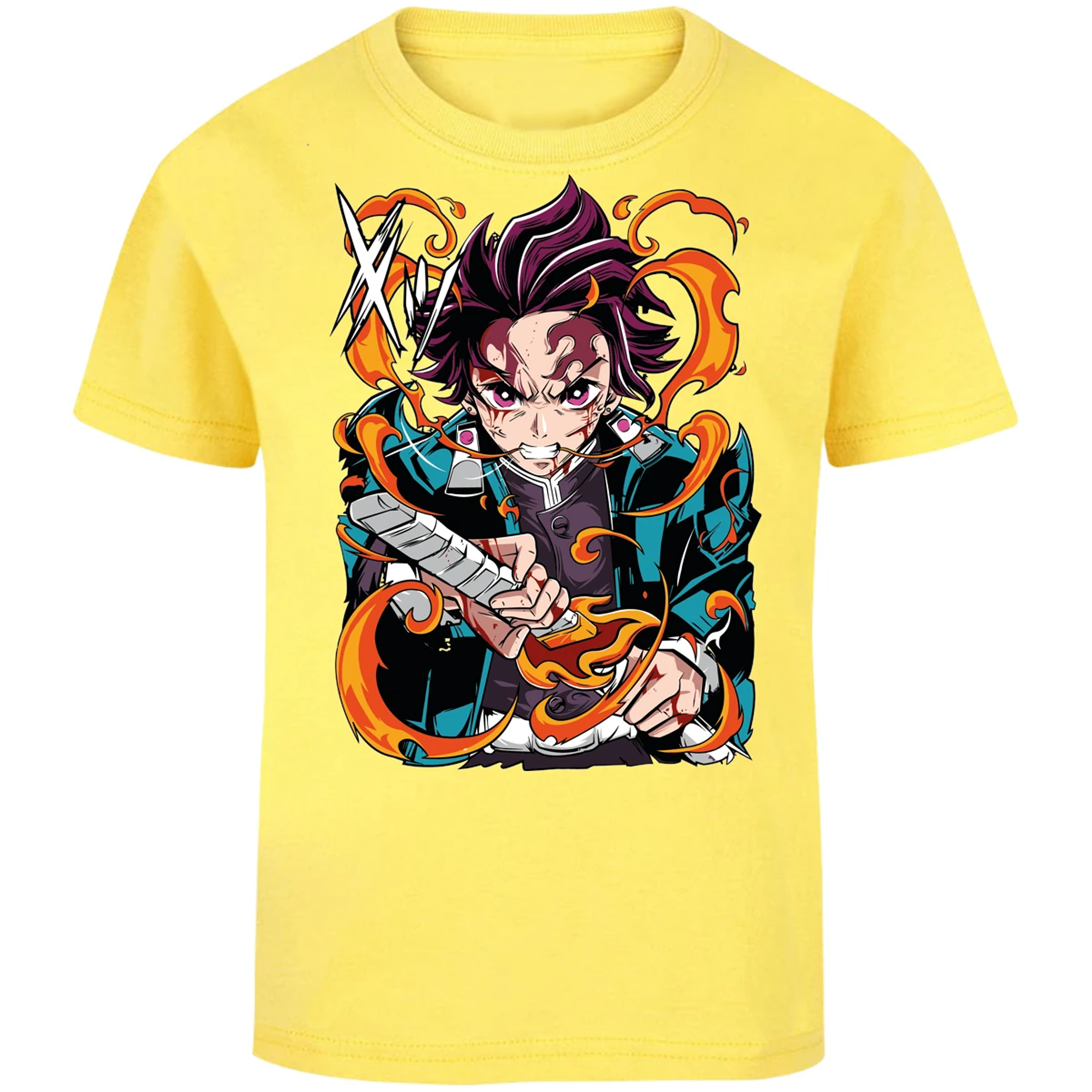 Playera Demon Slayer Tanjiro Kamado Breath para Niño 3
