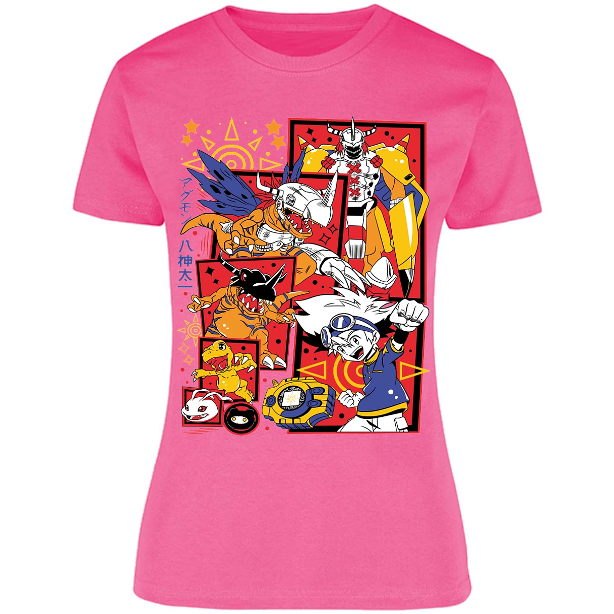 Blusa Digimon Tai Anime Blusa para Mujer 7