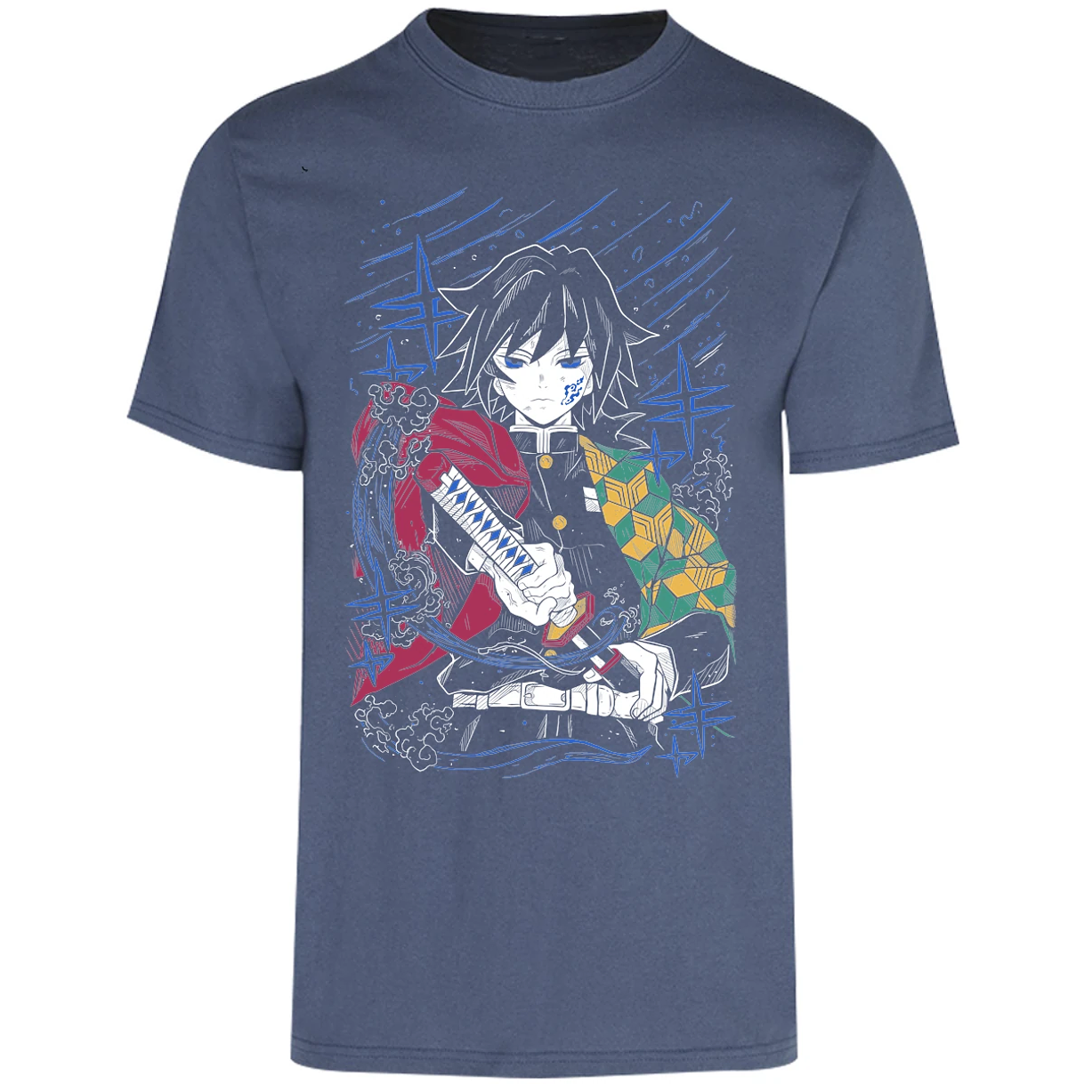 Playera Demon Slayer Tomioka S para Adulto 15
