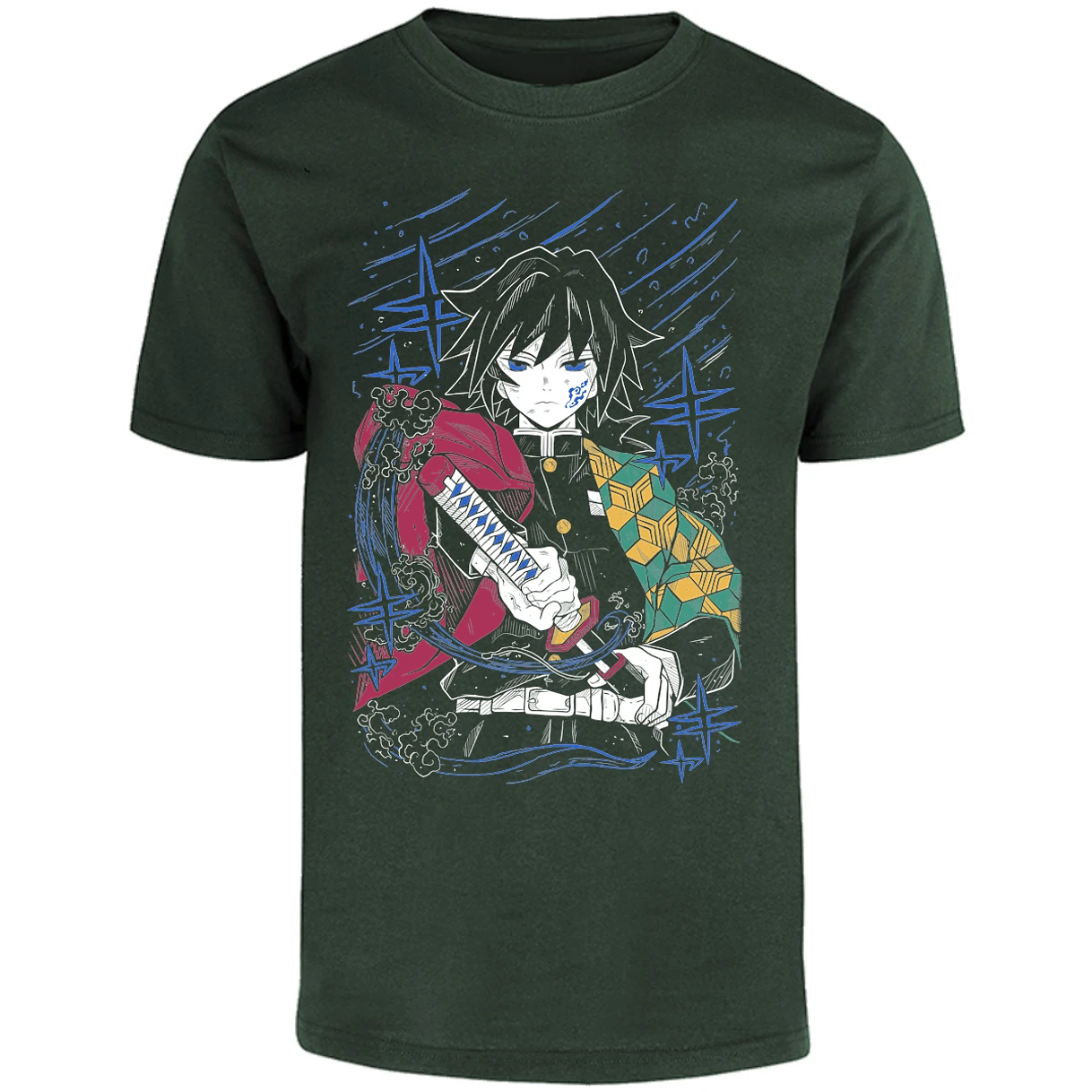 Playera Demon Slayer Tomioka S para Adulto 25