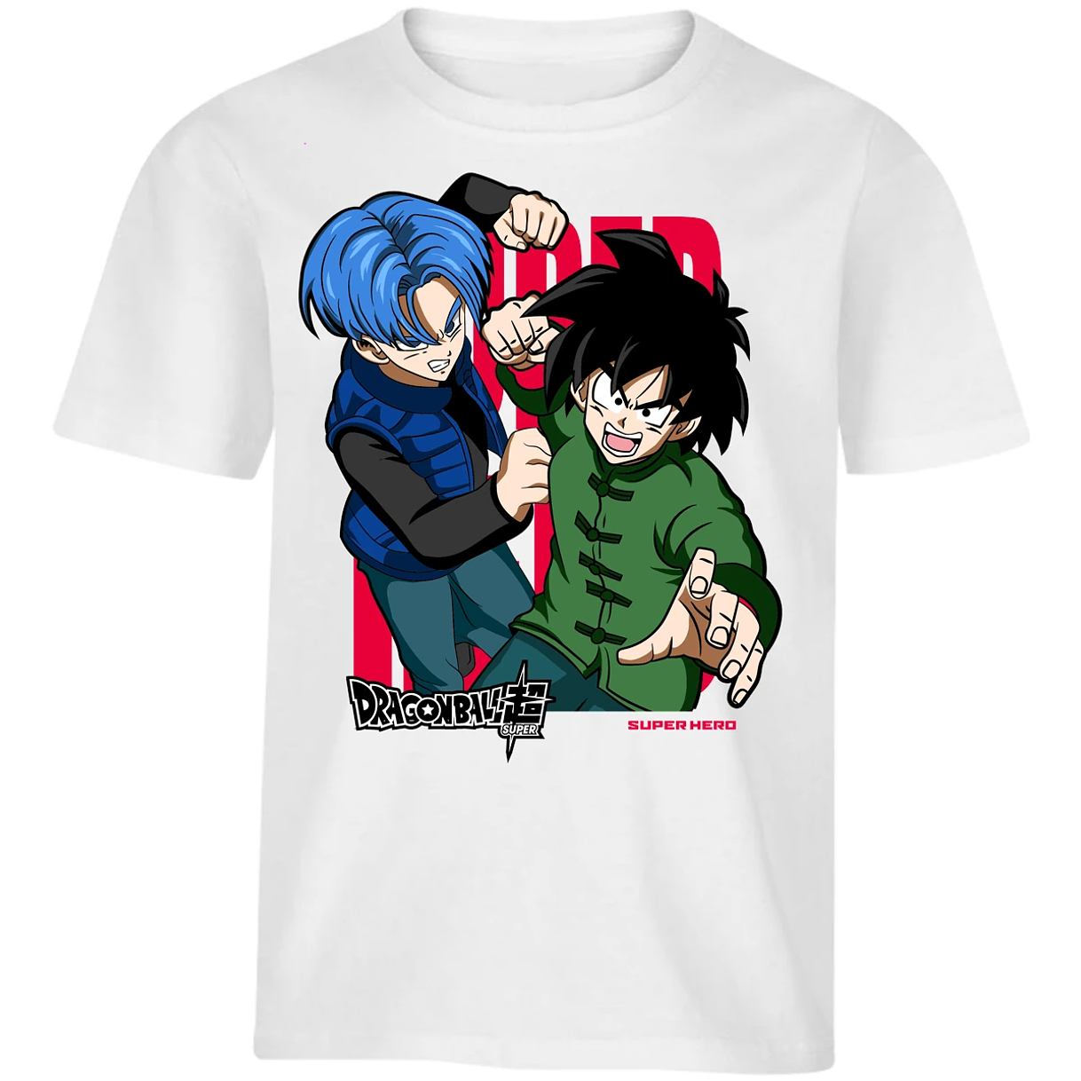 Playera Dragon Ball Gohan Y Trunks para Niño 10
