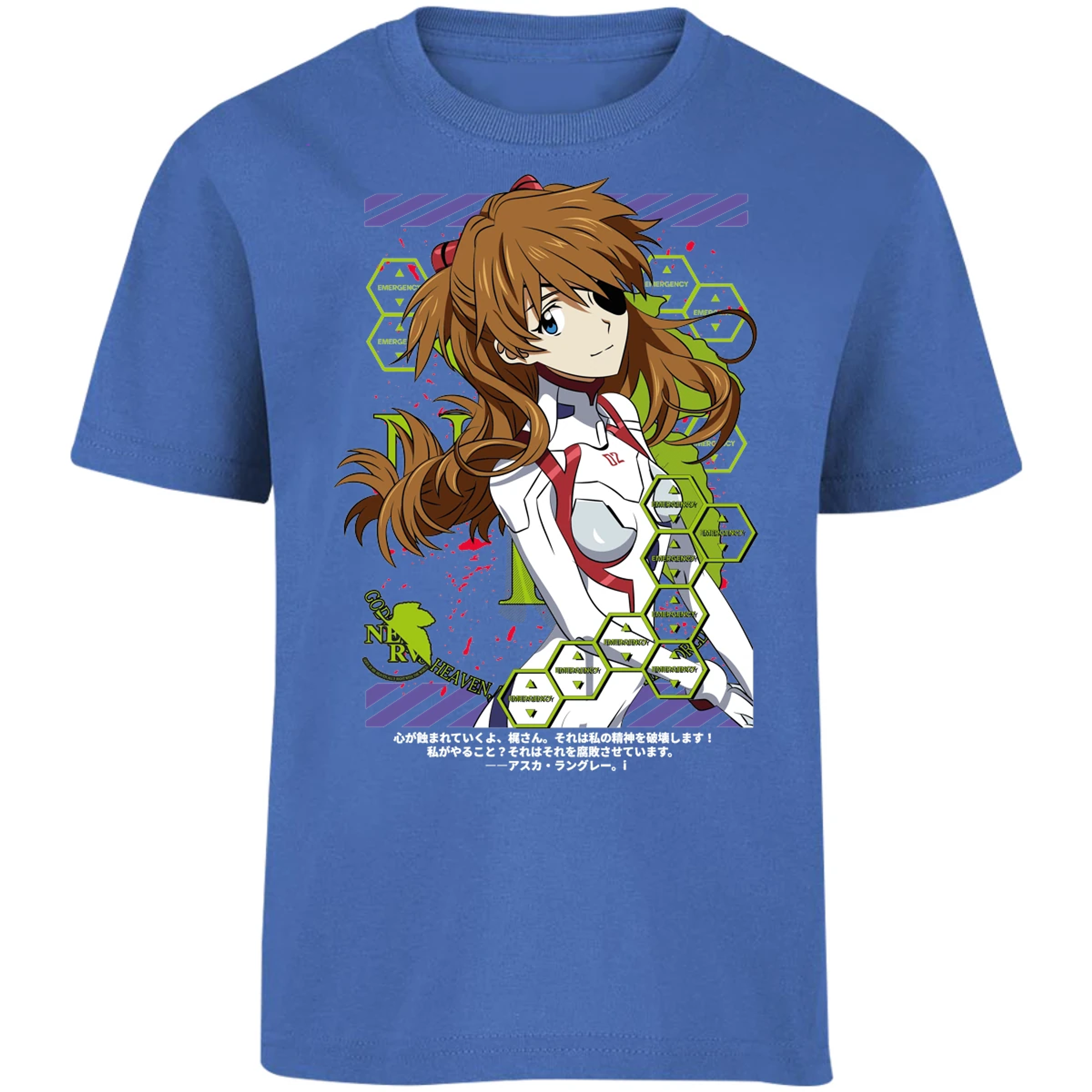Playera Evangelion Asuka Evangelion para Niño 13