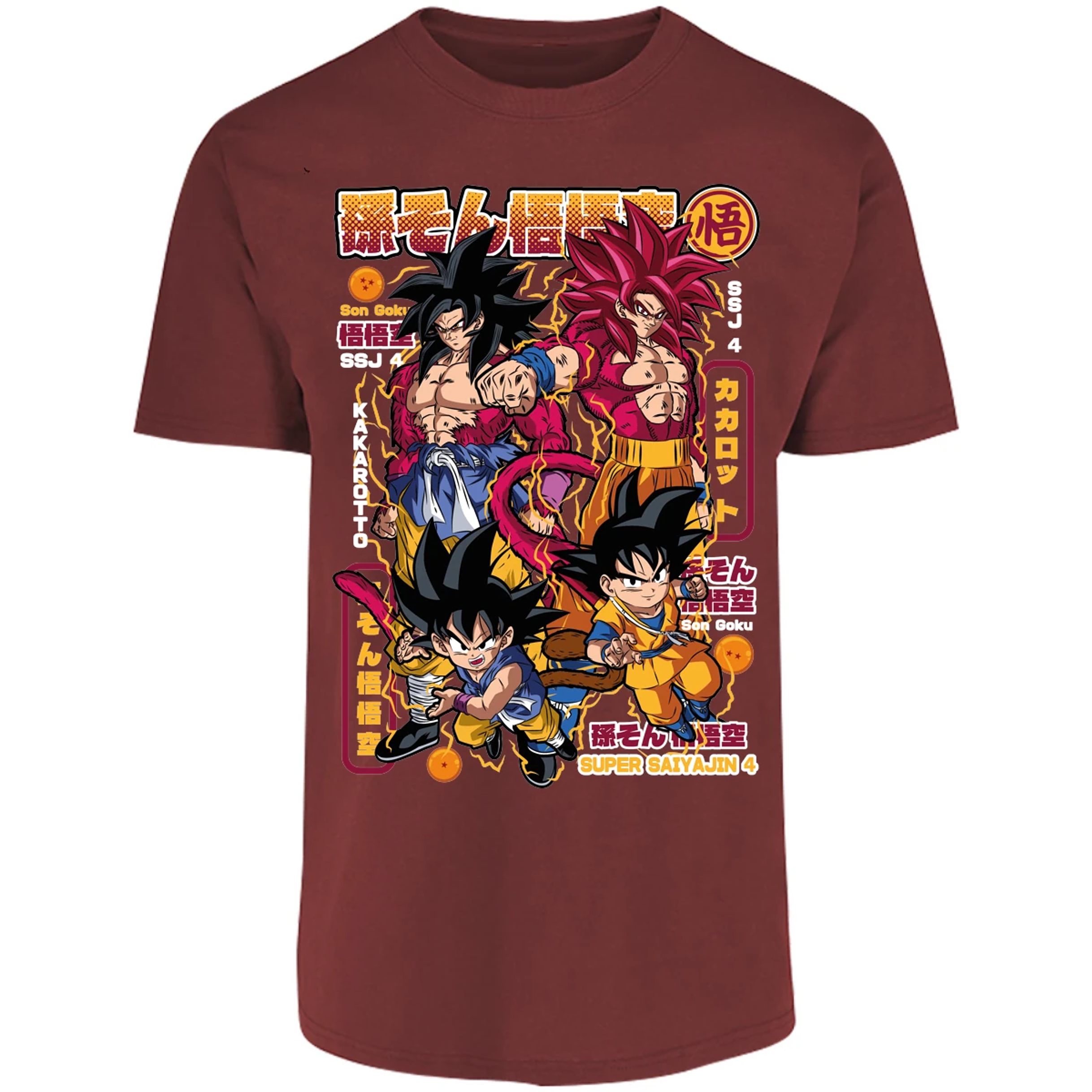 Playera Dragon Ball Goku Ssj4 para Adulto 18