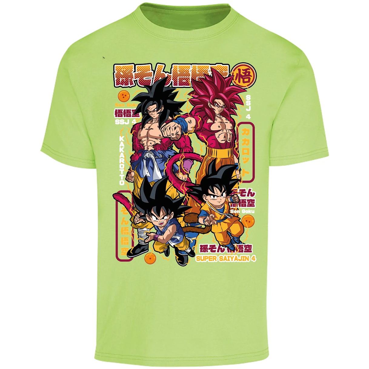 Playera Dragon Ball Goku Ssj4 para Adulto 25