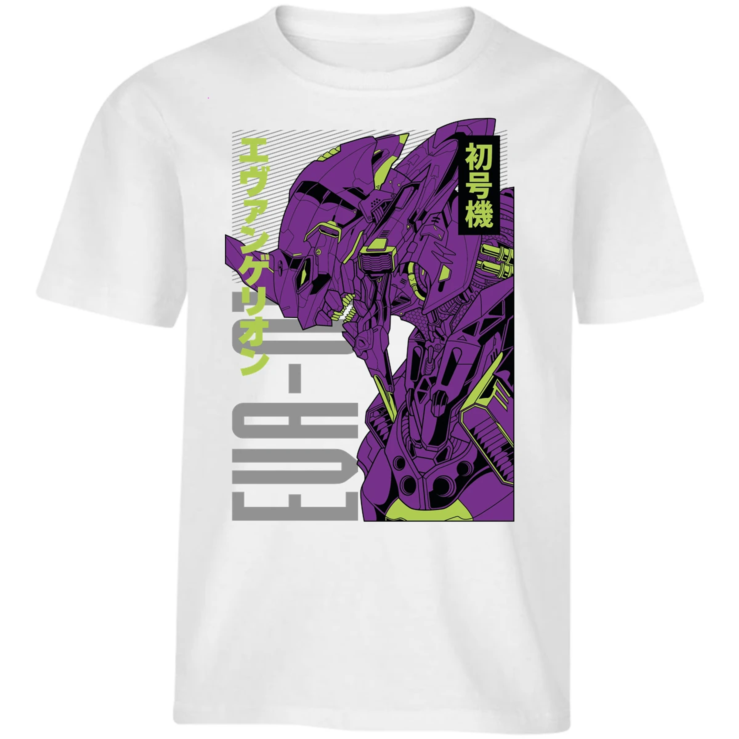 Playera Evangelion Eva 01 Anime para Niño 3