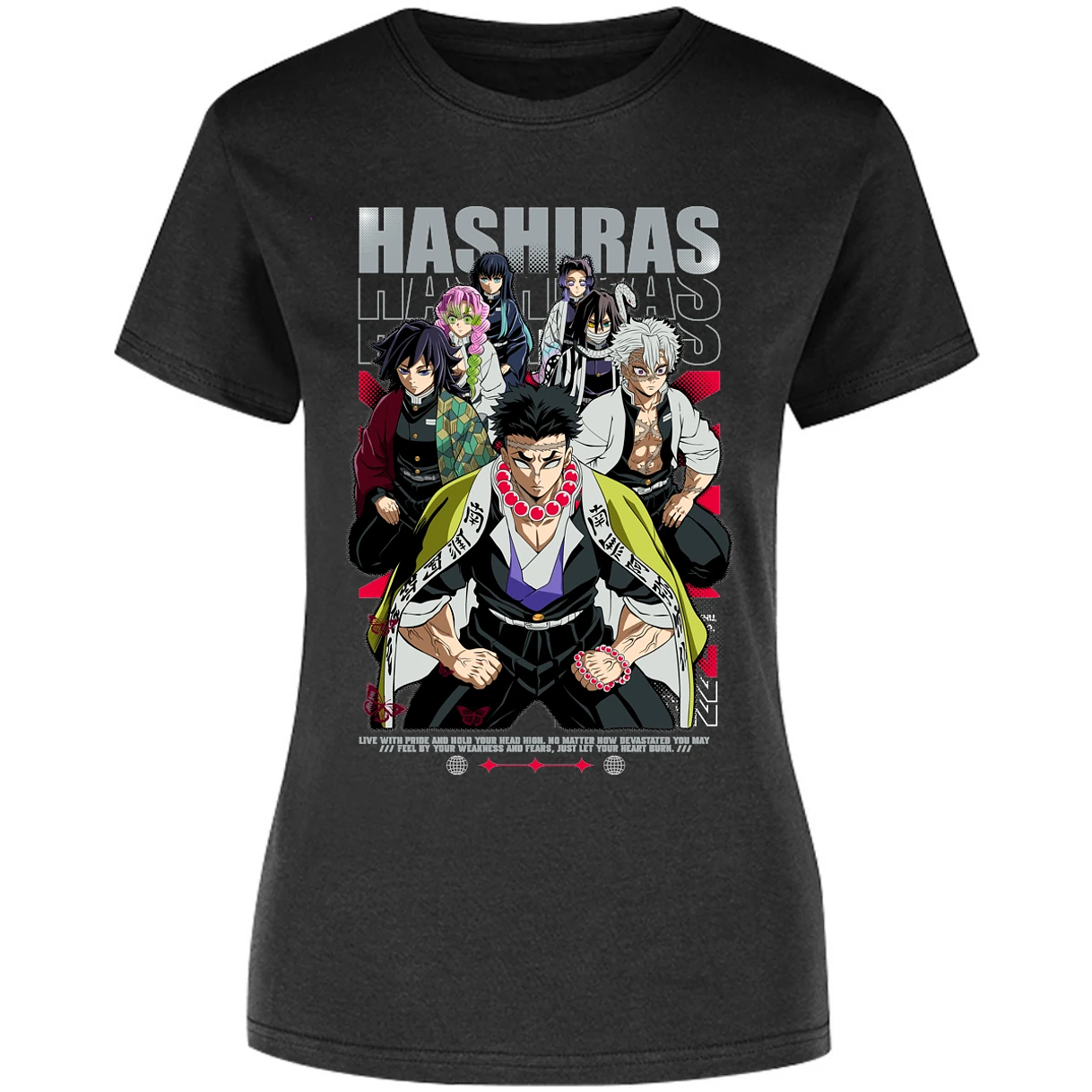 Blusa Demon Slayer Hashiras Kimetsu Blusa para Mujer 2
